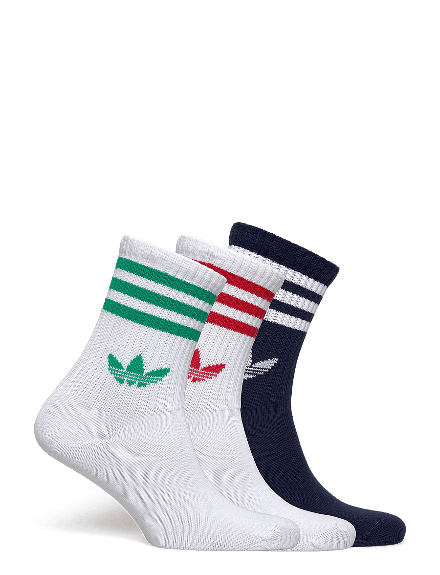 adidas Originals - 3S CREW S 3P - sportstrømper - white/nindig/white - 4