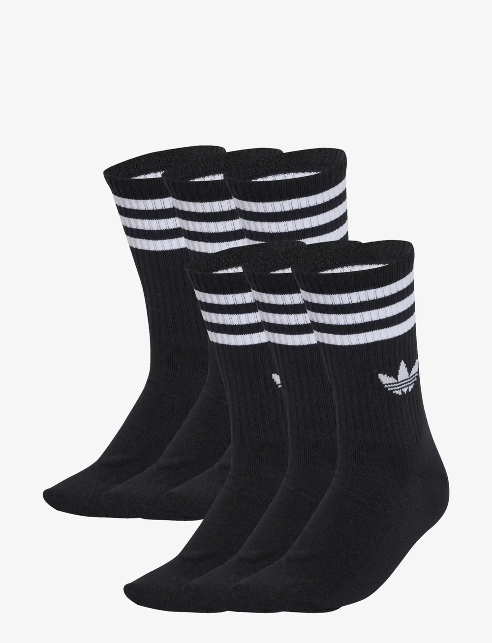 adidas Originals - 3S CREW S 6P - sportstrømper - black - 0