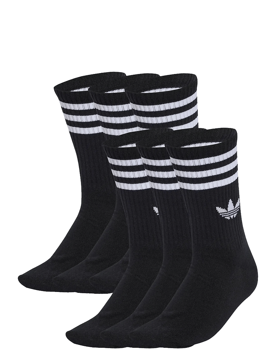 adidas Originals - 3S CREW S 6P - chaussettes de sport - black - 0