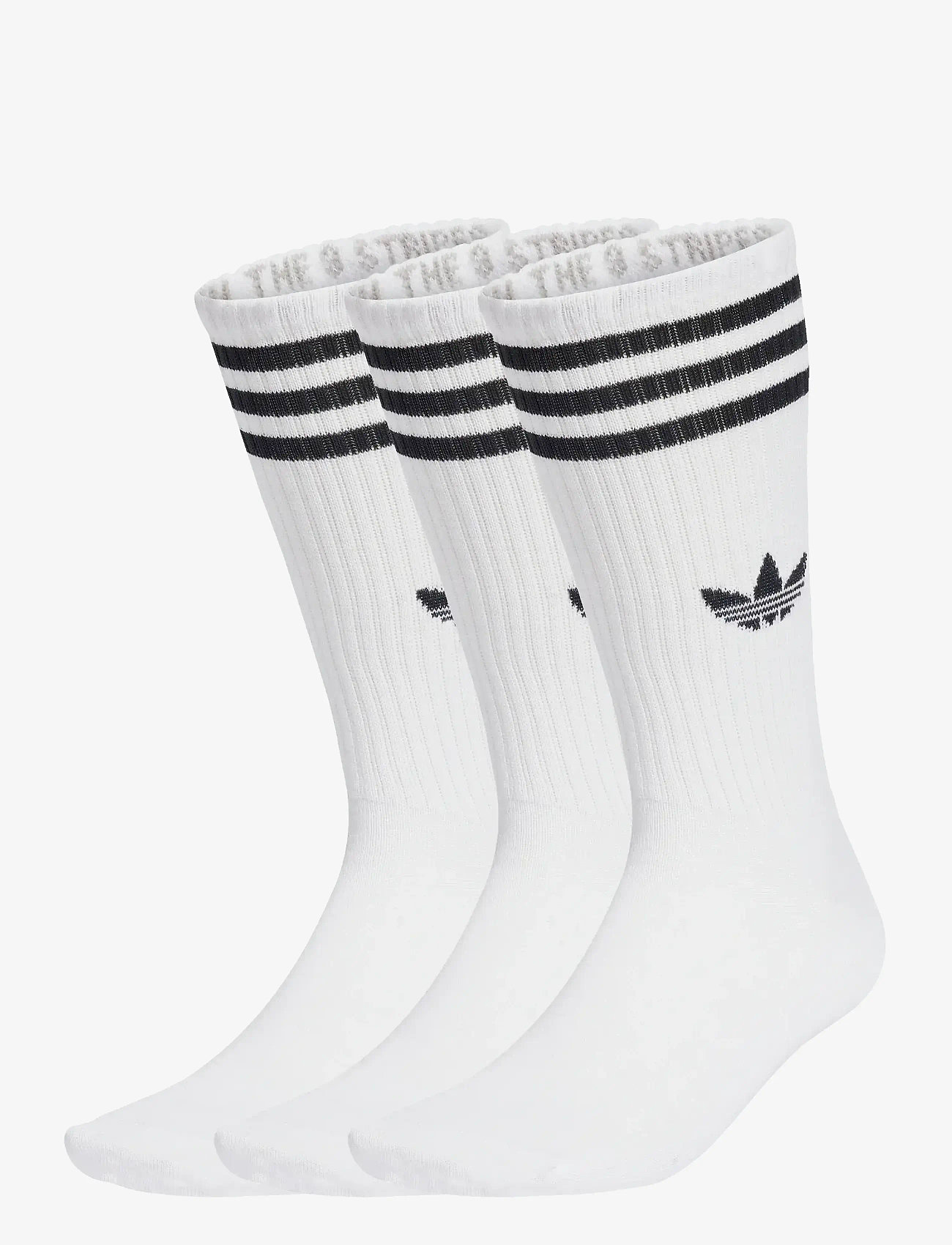 adidas Originals - 3S HIGH CR S 3P - sportstrømper - white/white/white - 0