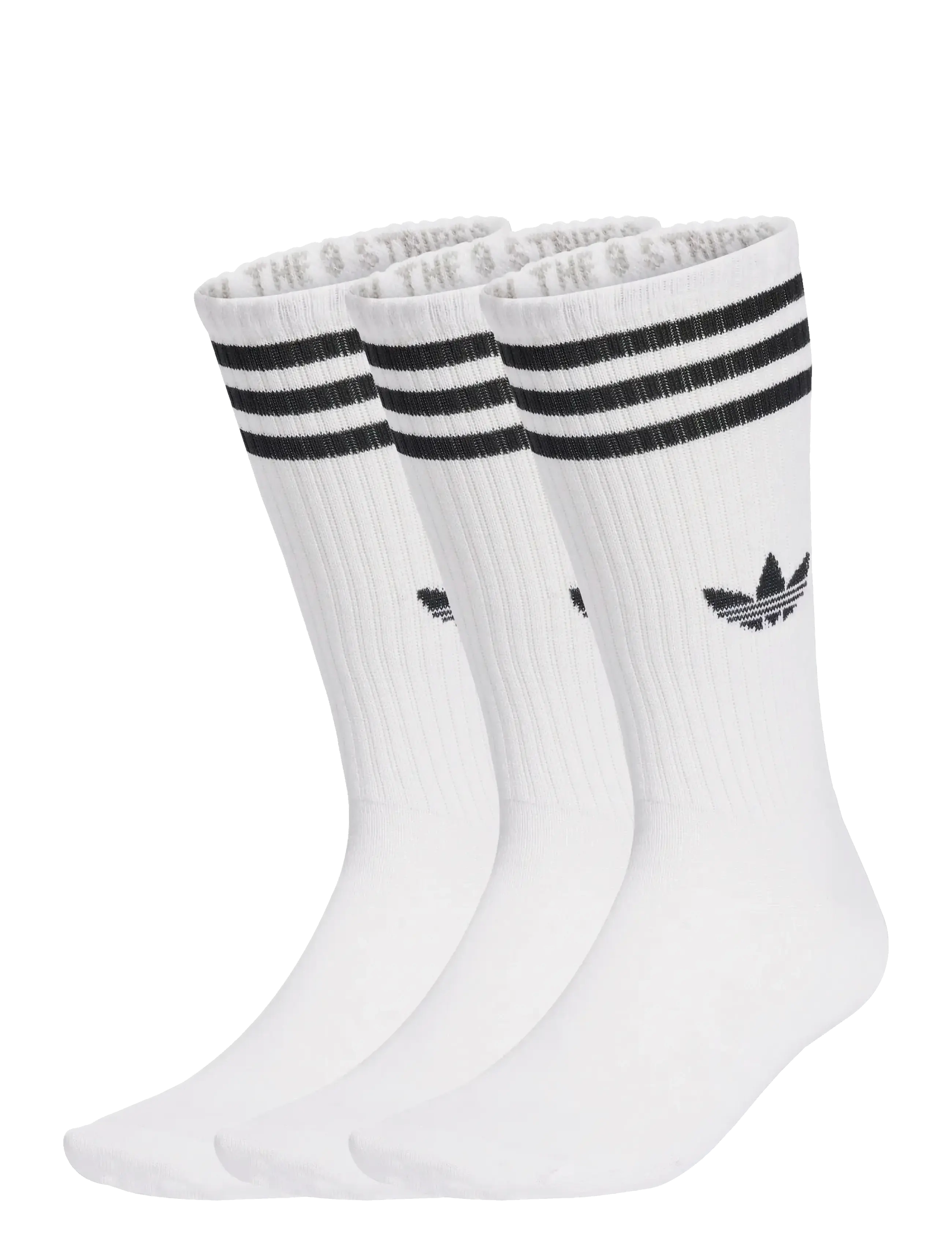 adidas Originals 3S HIGH CR S 3P - Träningsstrumpor - WHITE/WHITE/WHITE / white