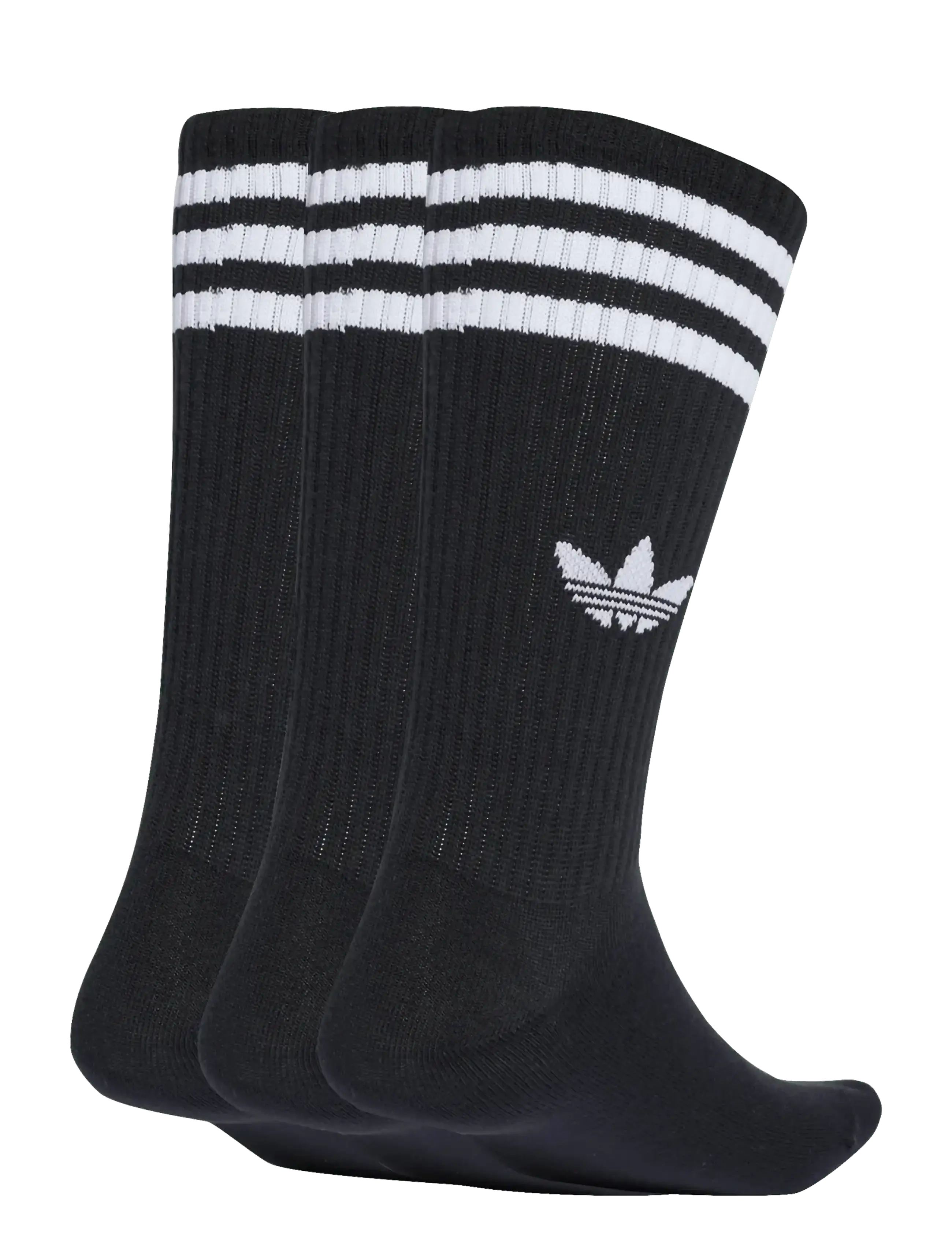 adidas Originals - 3S HIGH CR S 3P - träningsstrumpor - black/black/black - 1