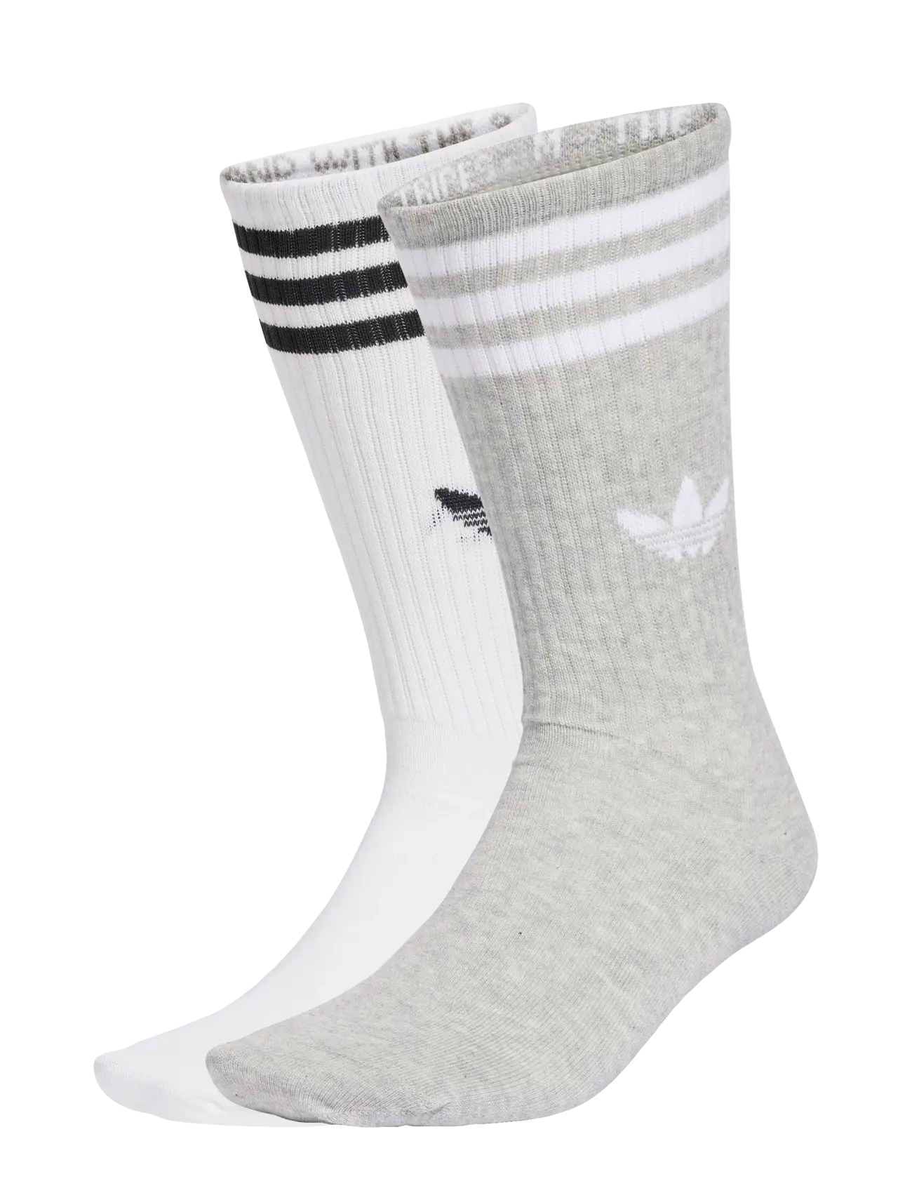 adidas Originals 3S HIGH CR S 3P - Undertøj - WHITE/MGREYH/BLACK / grey