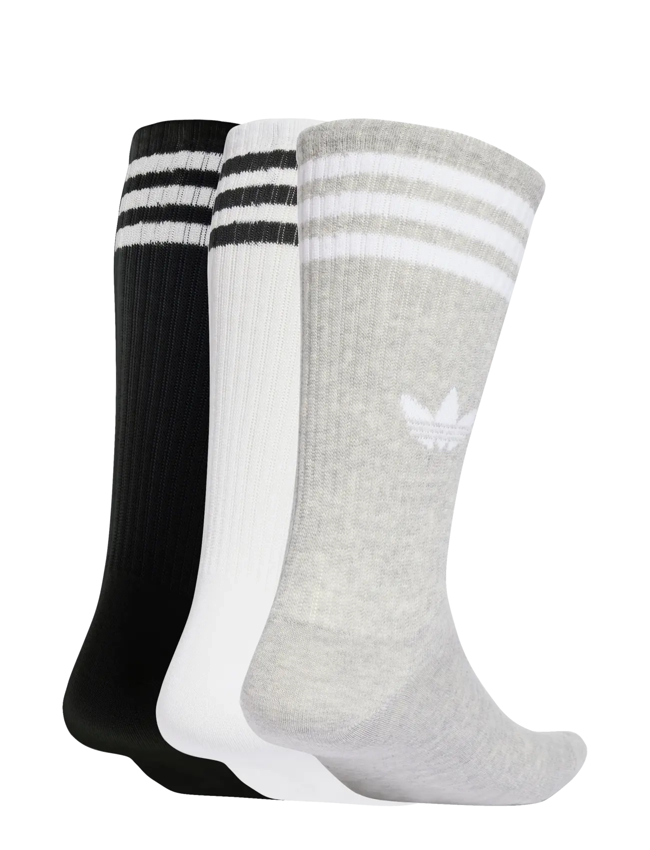 adidas Originals - 3S HIGH CR S 3P - sportstrømper - white/mgreyh/black - 1
