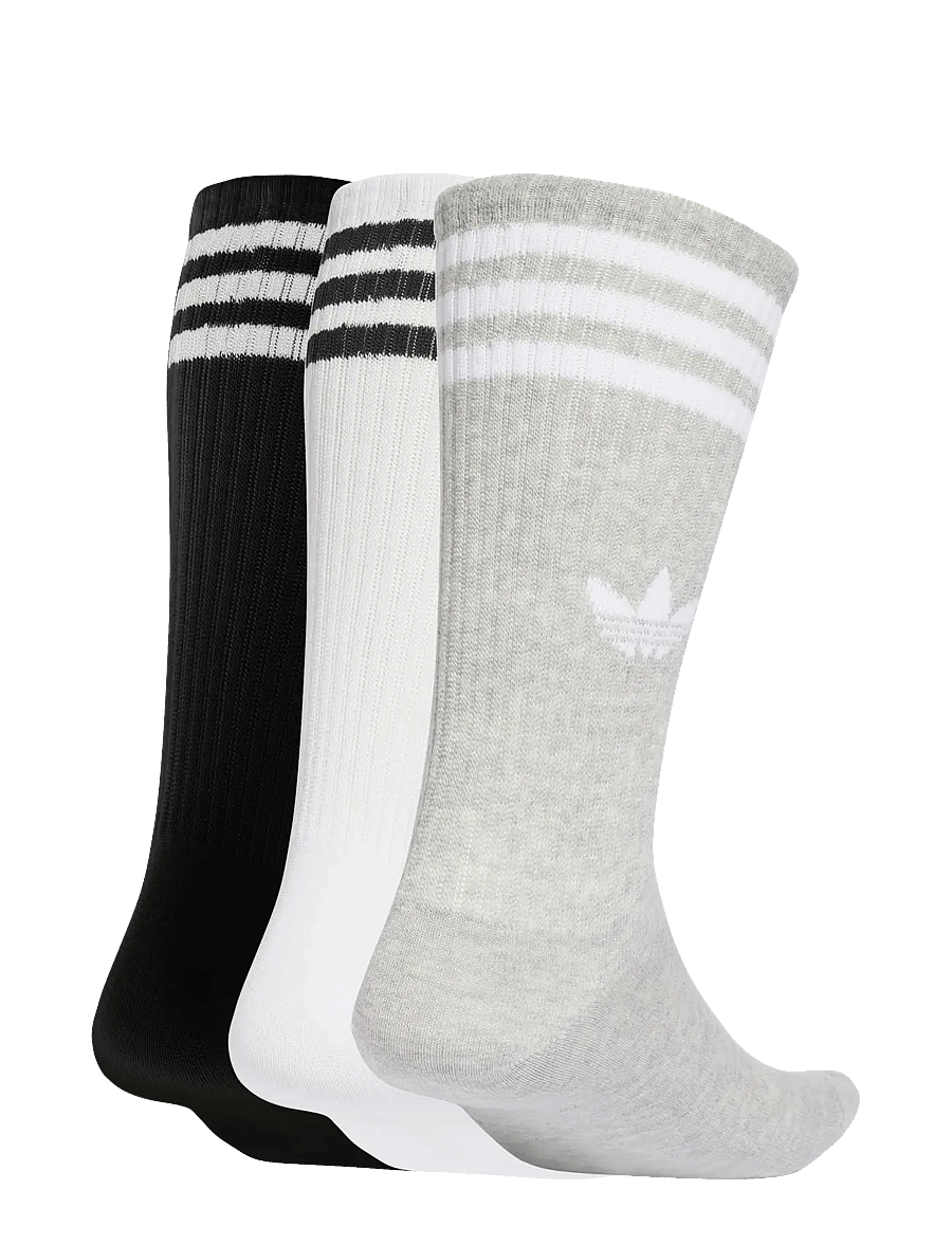 adidas Originals - 3S HIGH CR S 3P - sportstrømper - white/mgreyh/black - 1