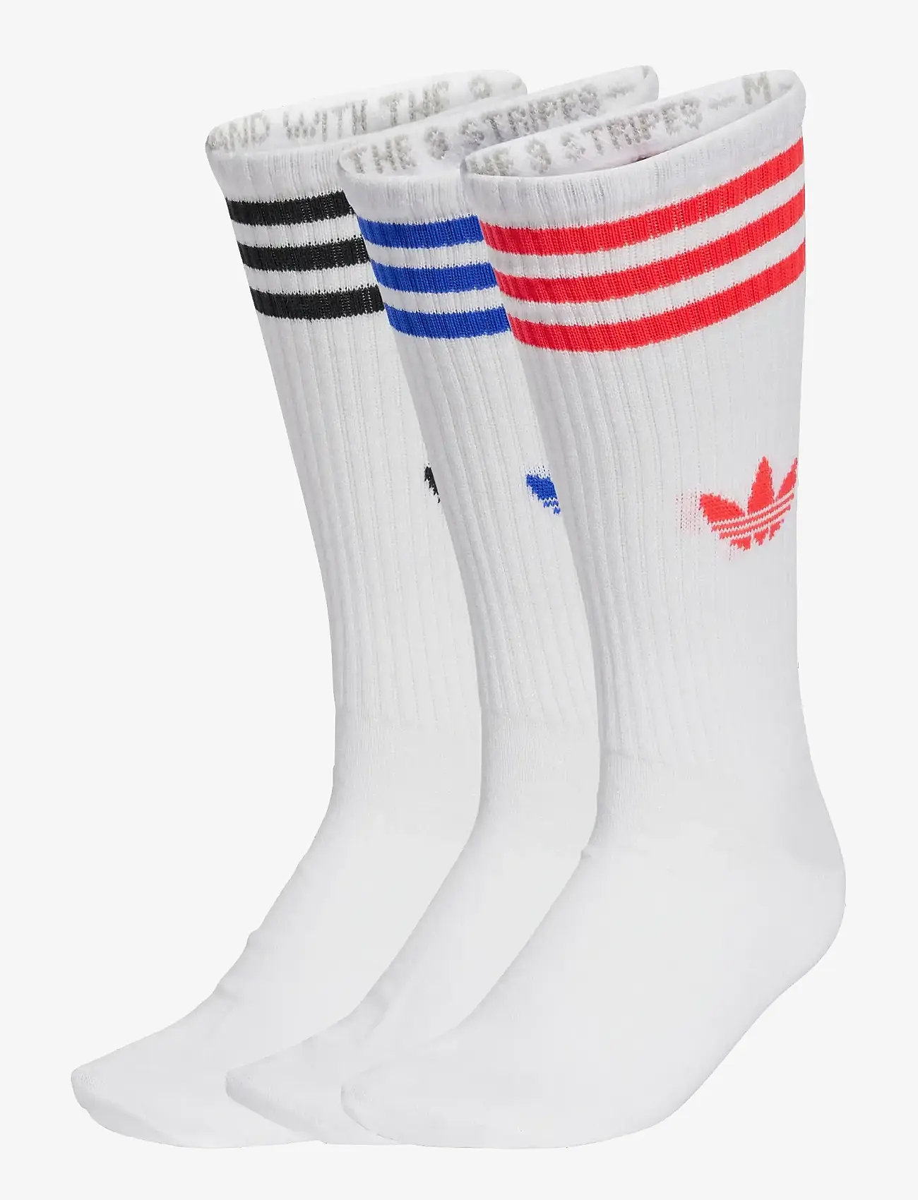 adidas Originals - 3S HIGH CR S 3P - spordisokid - white/lucred/lucblu - 0