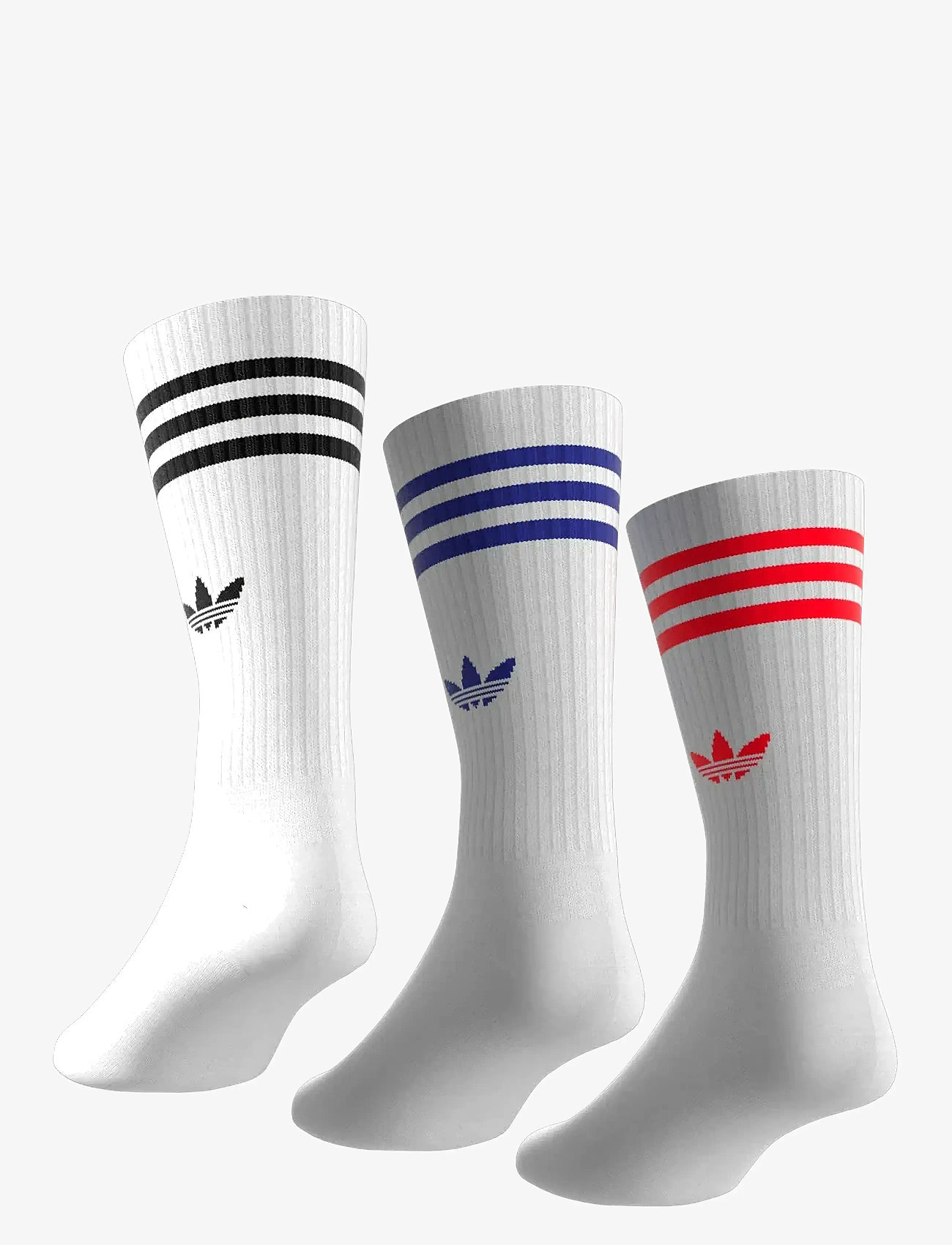 adidas Originals - 3S HIGH CR S 3P - spordisokid - white/lucred/lucblu - 3