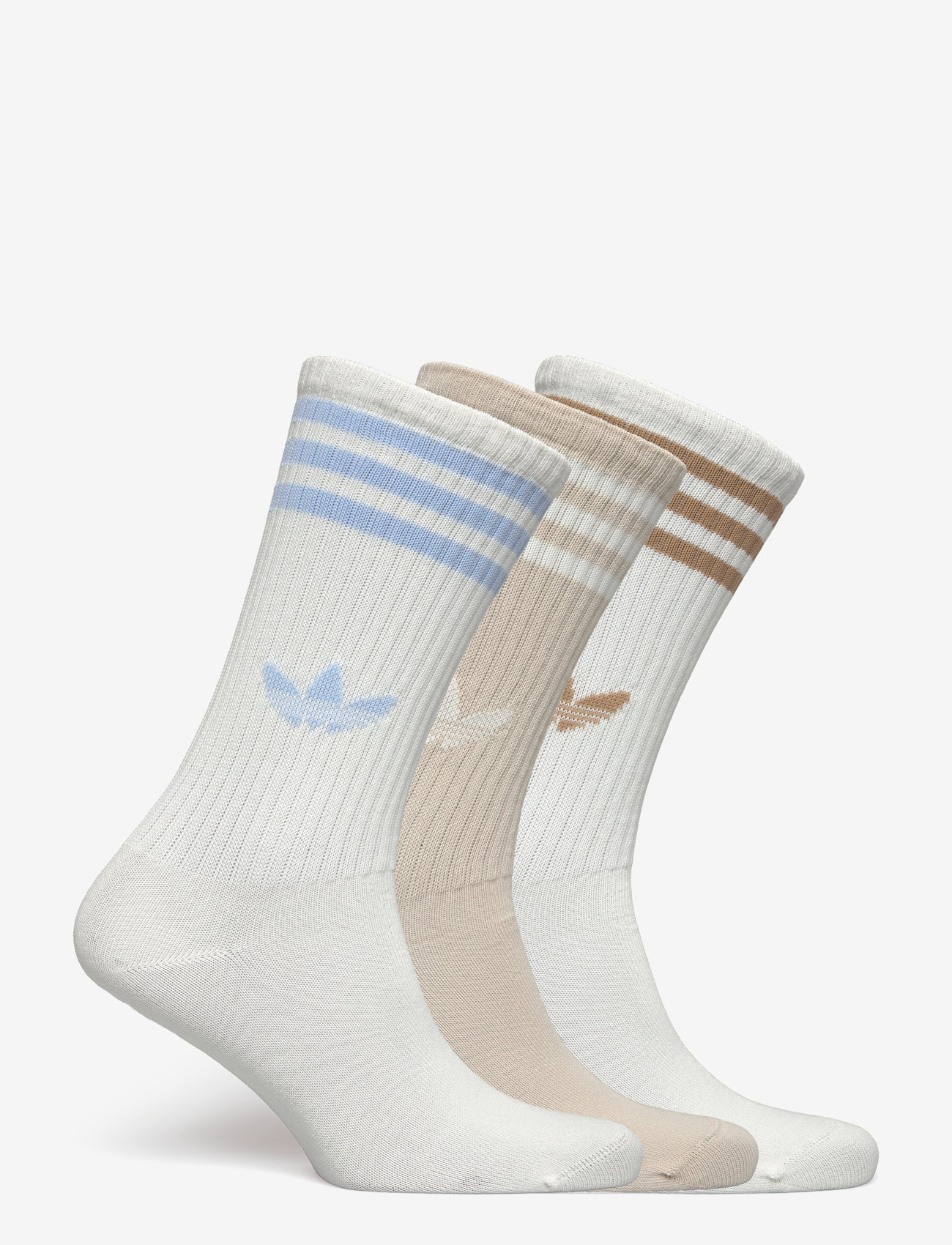 adidas Originals - 3S HIGH CR S 3P - spordisokid - owhite/cbrown/owhite - 3