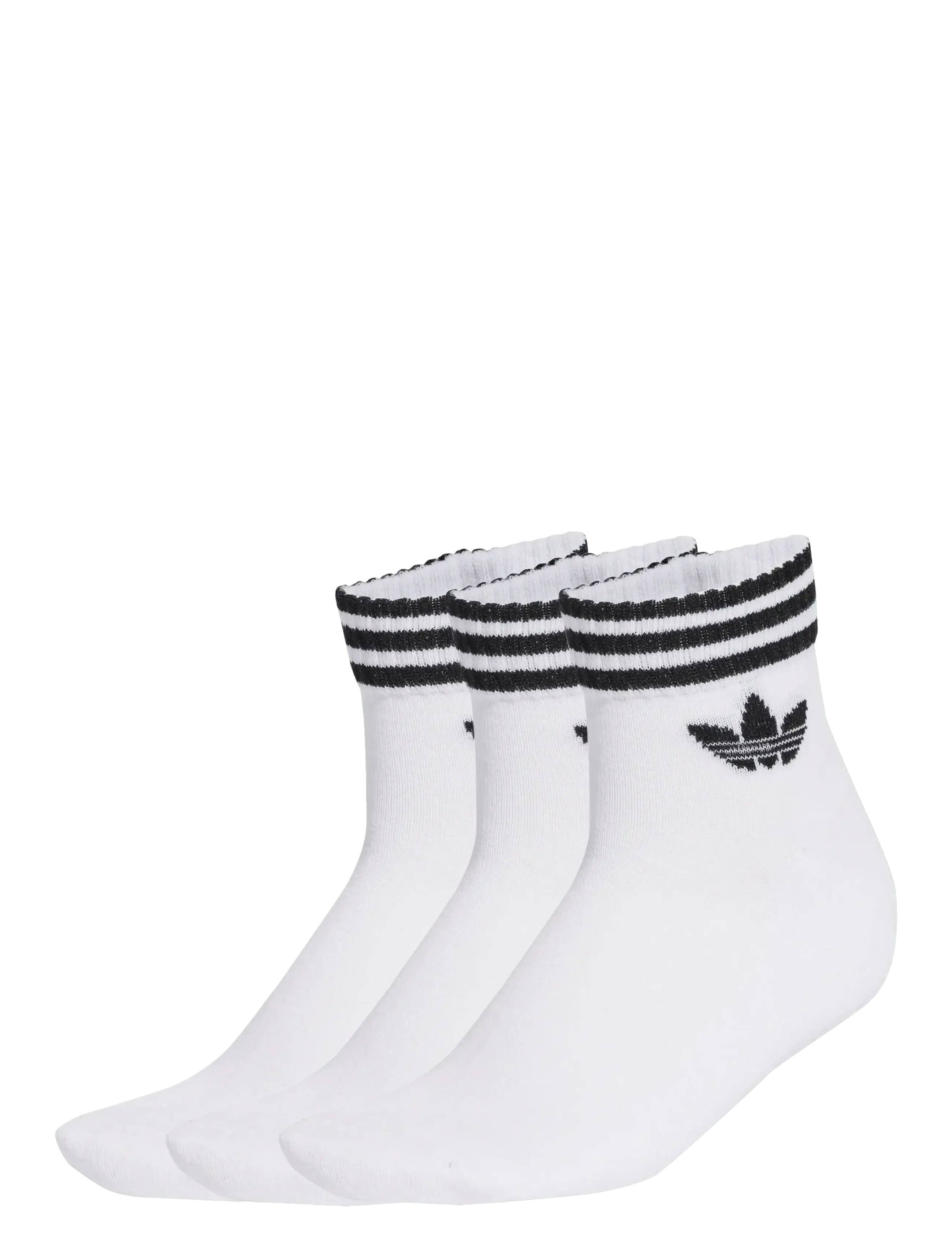 adidas Originals 3S ANKLE S 3P - Zeķes - WHITE/WHITE/WHITE / white