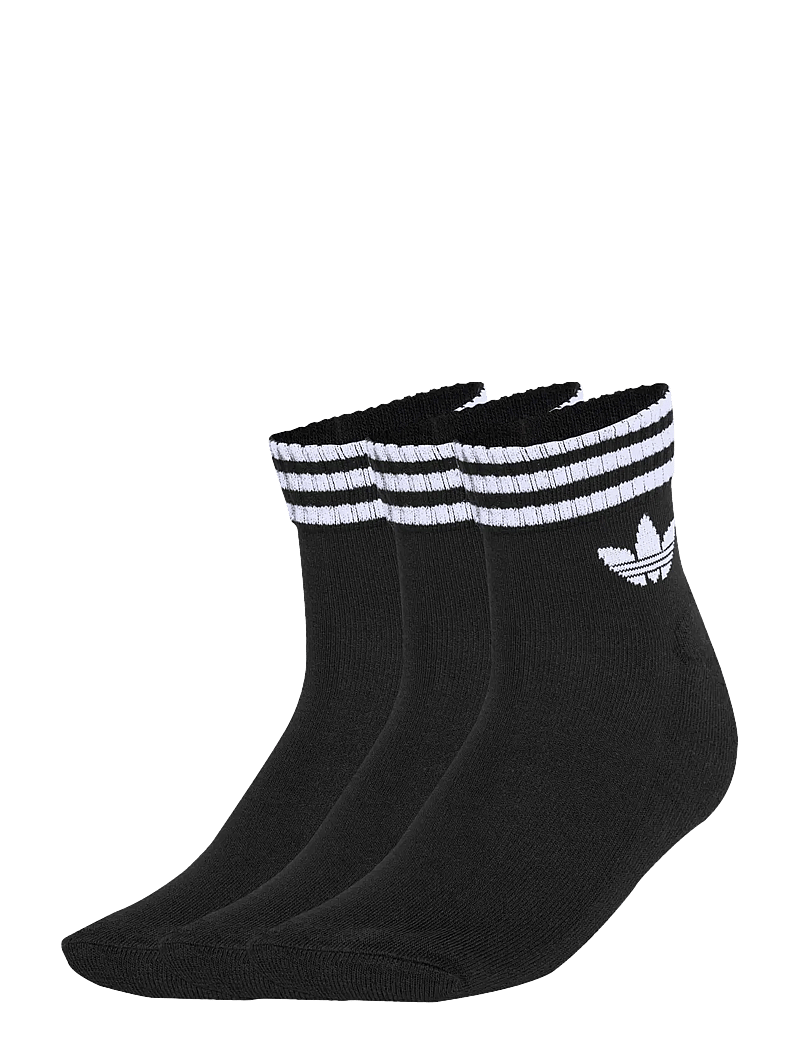 adidas Originals - 3S ANKLE S 3P - sportstrømper - black/black/black - 0