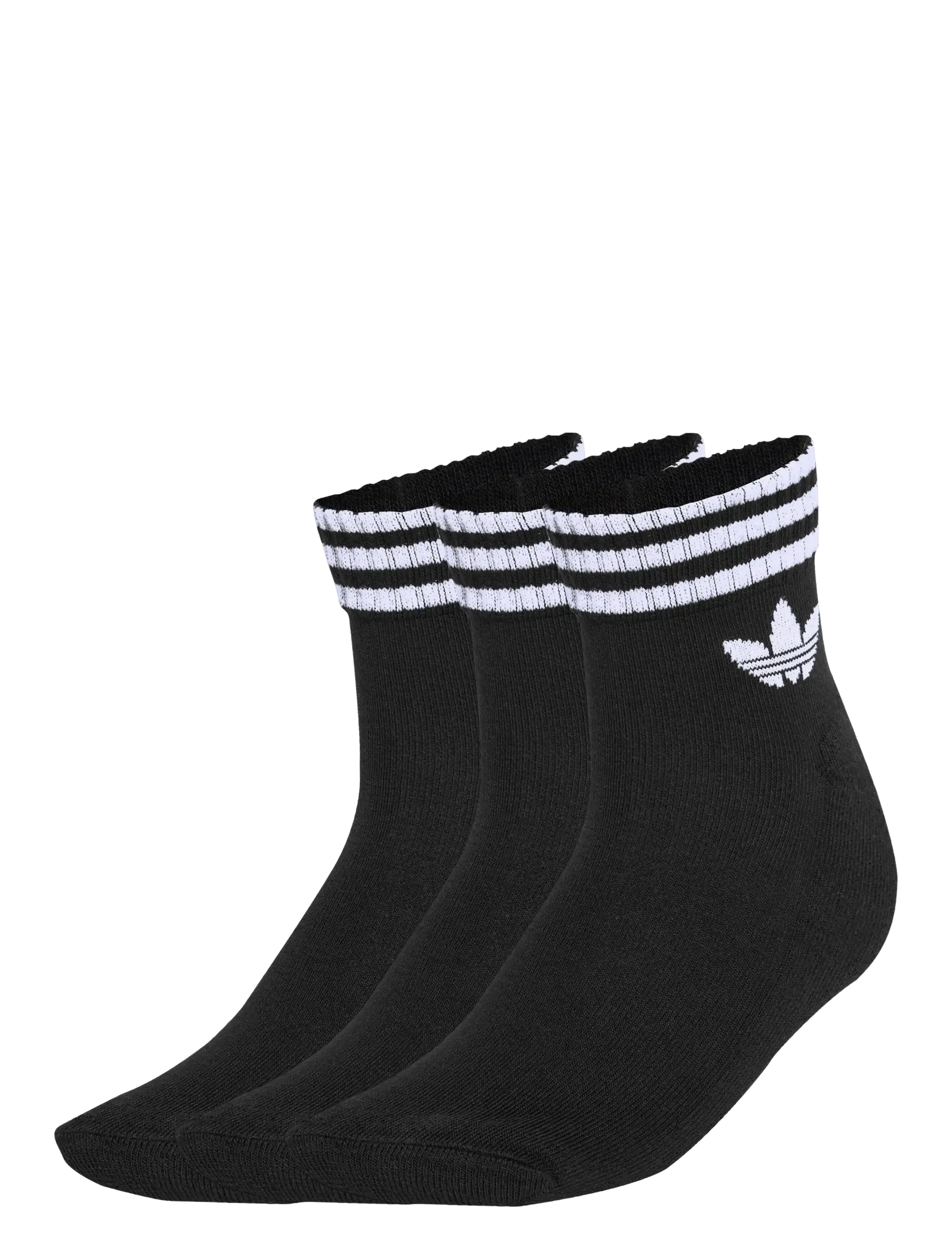 adidas Originals 3S ANKLE S 3P - adidas - BLACK/BLACK/BLACK / black