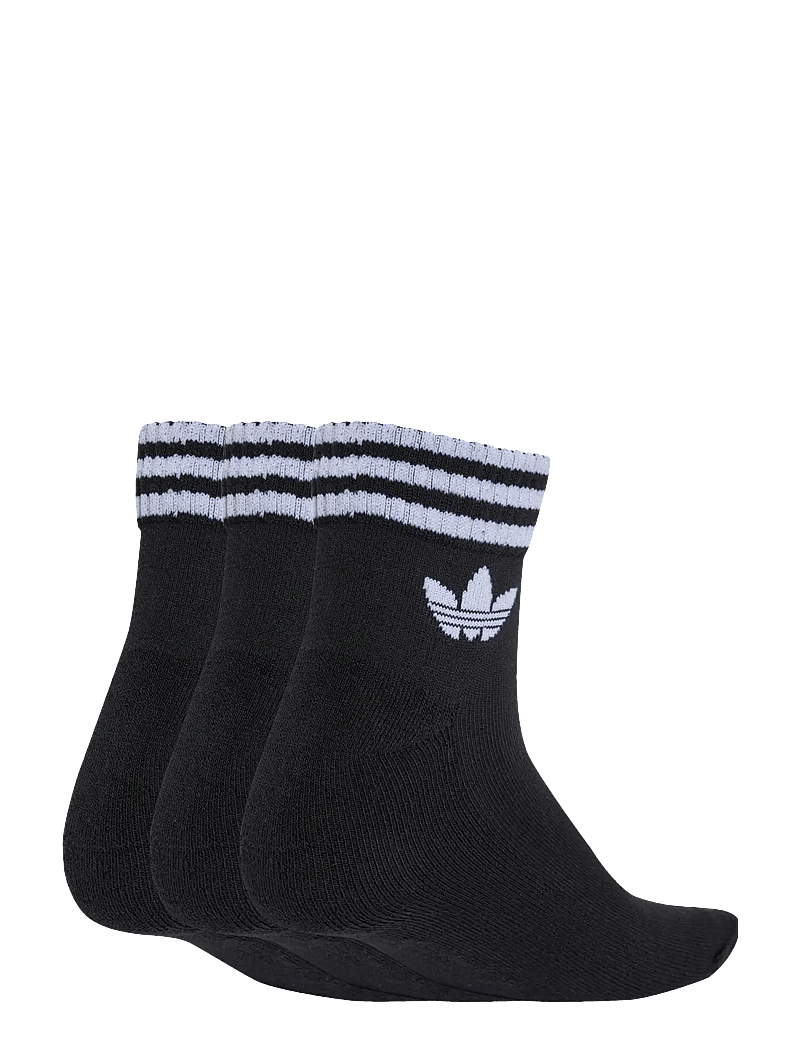 adidas Originals - 3S ANKLE S 3P - sportstrømper - black/black/black - 1