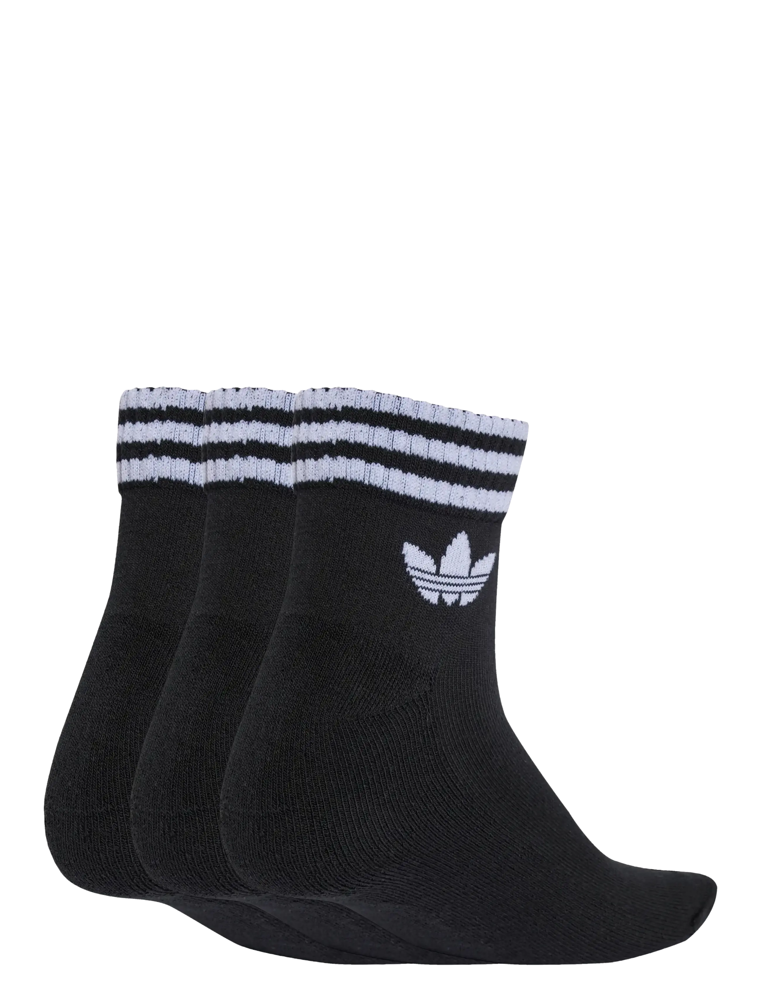 adidas Originals - 3S ANKLE S 3P - sportstrømper - black/black/black - 2