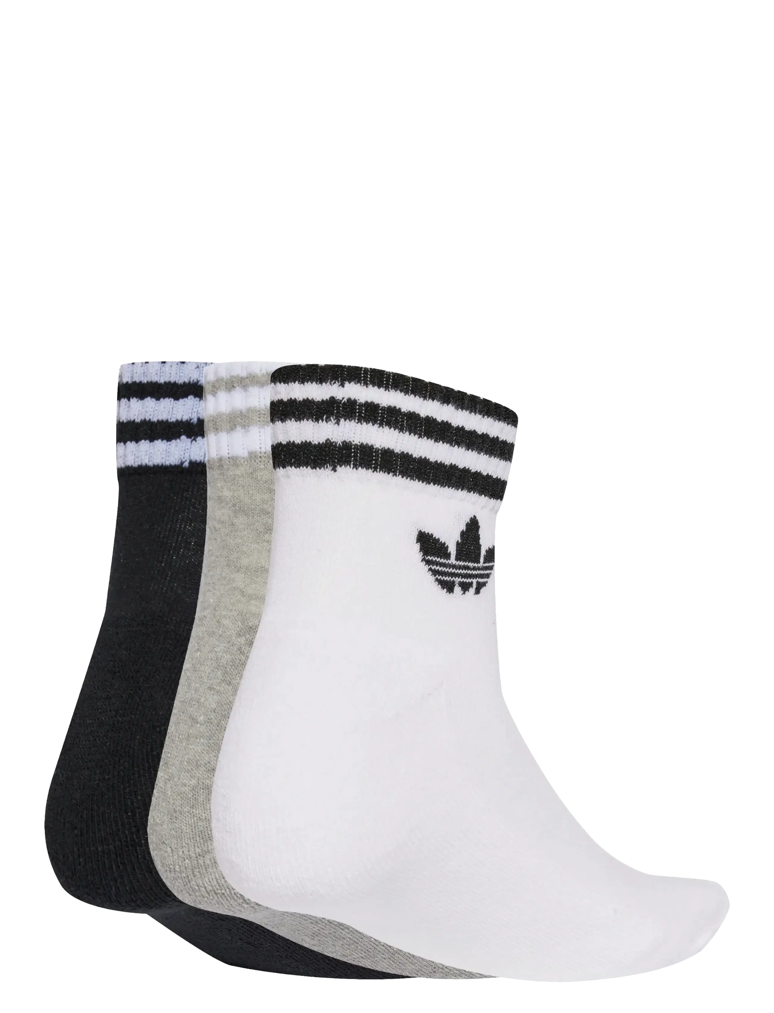 adidas Originals - 3S ANKLE S 3P - sportstrømper - white/mgreyh/black - 1