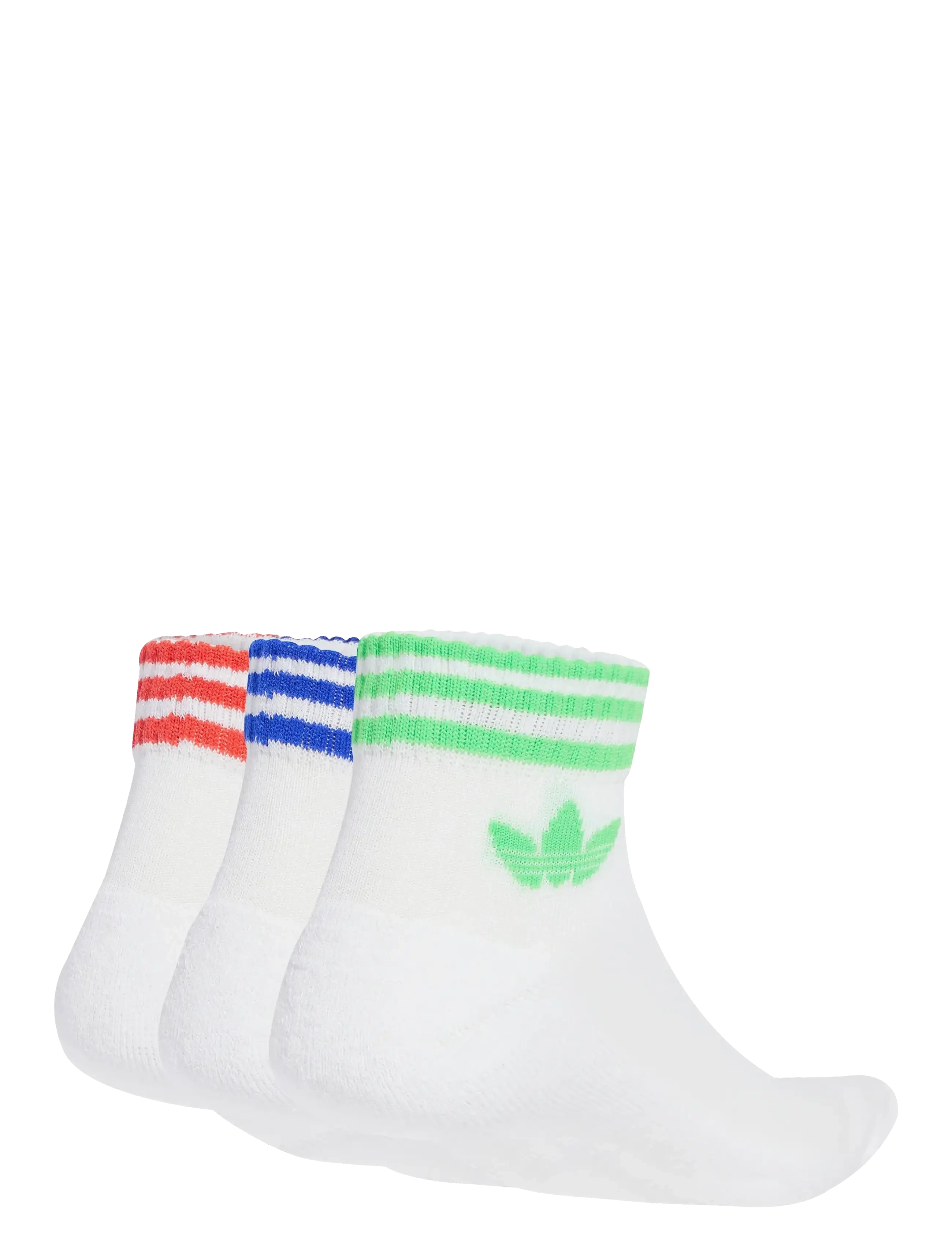 adidas Originals - 3S ANKLE S 3P - chaussettes de sport - white/lucblu/scrgrn - 1