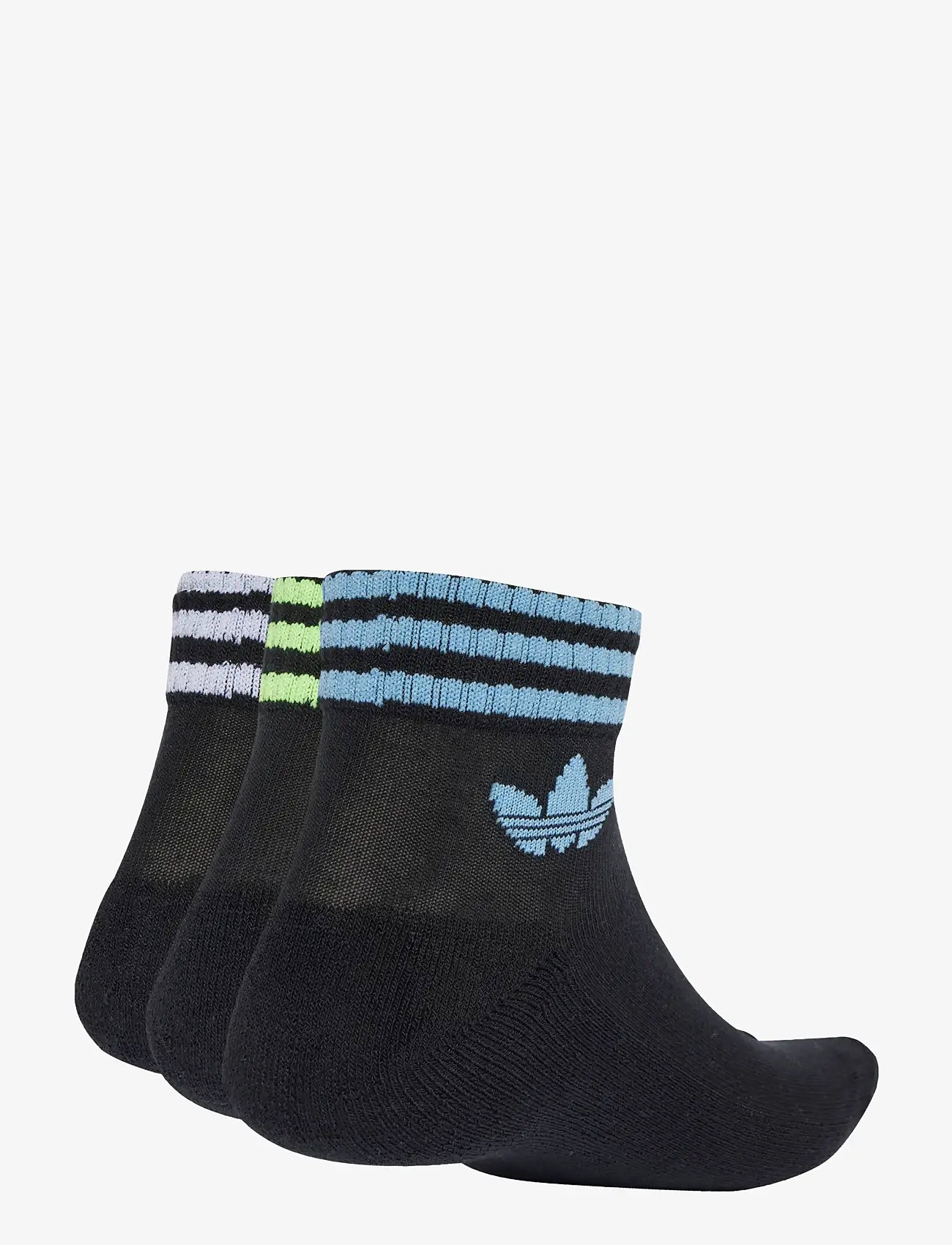 adidas Originals - 3S ANKLE S 3P - träningsstrumpor - black/ashblu/siggnr - 1