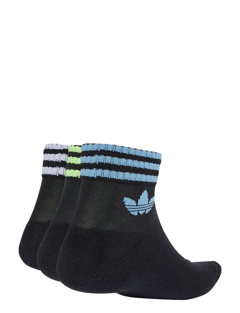 adidas Originals - 3S ANKLE S 3P - träningsstrumpor - black/ashblu/siggnr - 1