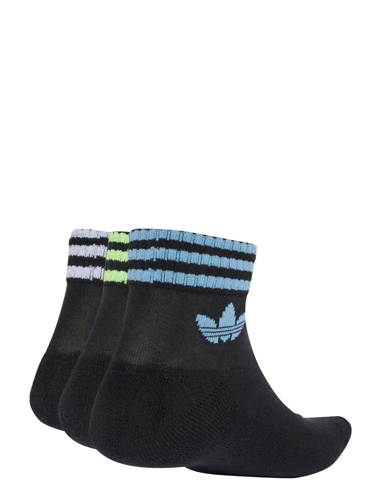 adidas Originals - 3S ANKLE S 3P - sportstrømper - black/ashblu/siggnr - 1