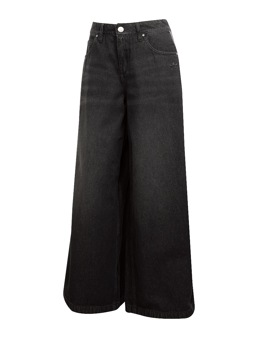 adidas Originals - DENIM WIDE PANT - black - 1