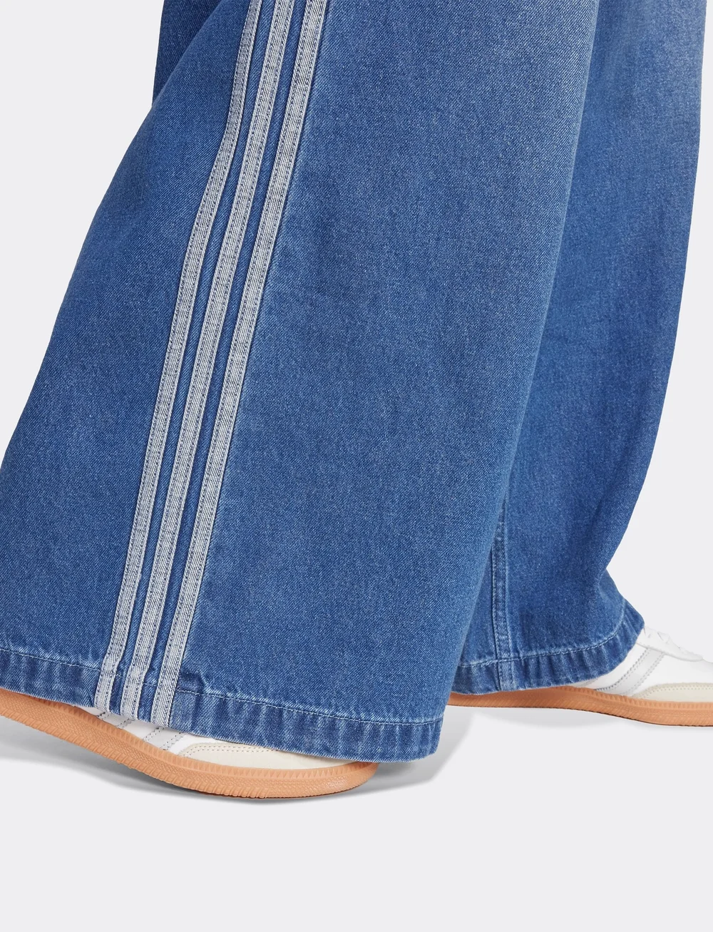 adidas Originals - DENIM WIDE PANT - vabaajapüksid - inddnm - 3