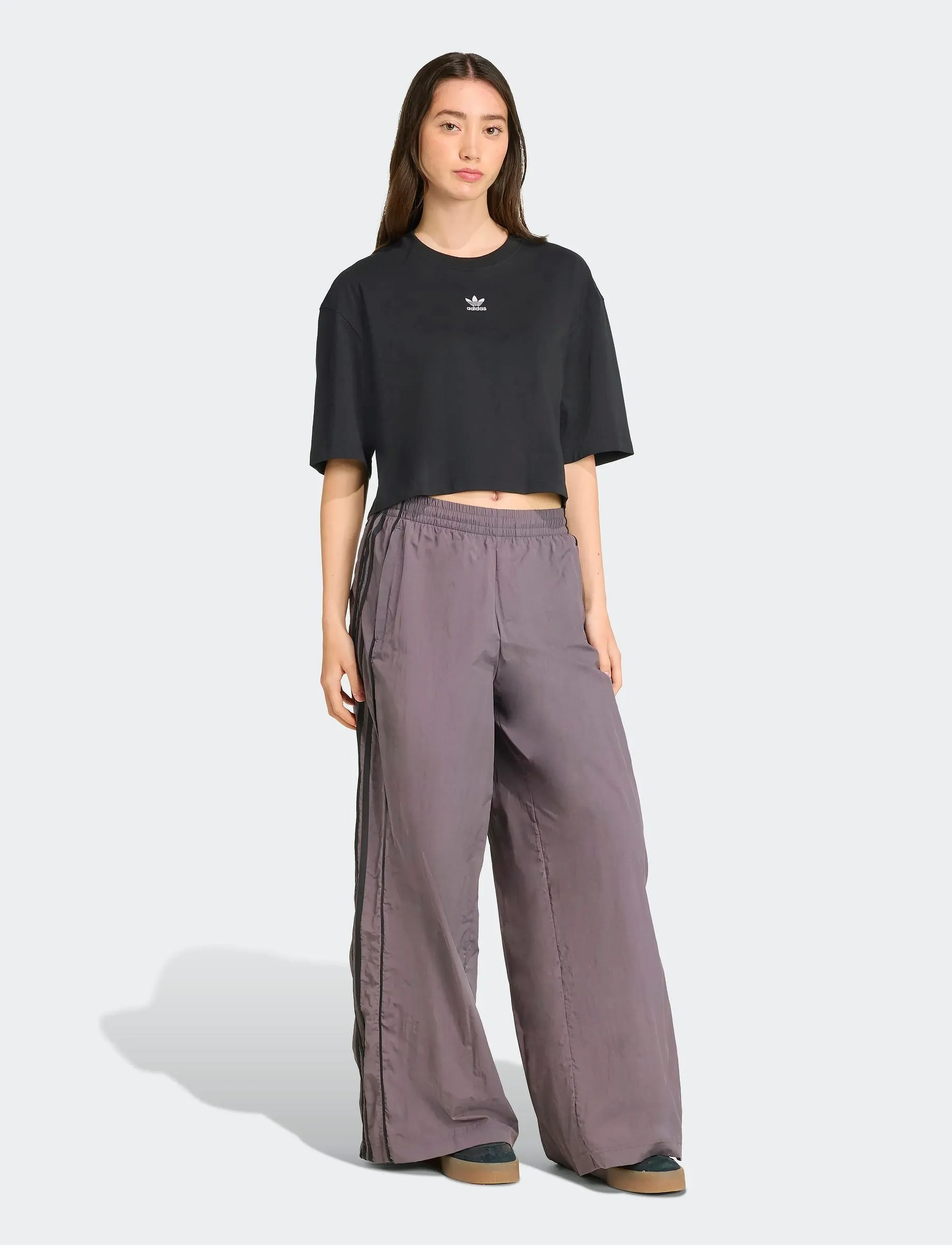 adidas Originals ADIBREAK OS TP - Pants - GRESTR/BLACK / purple