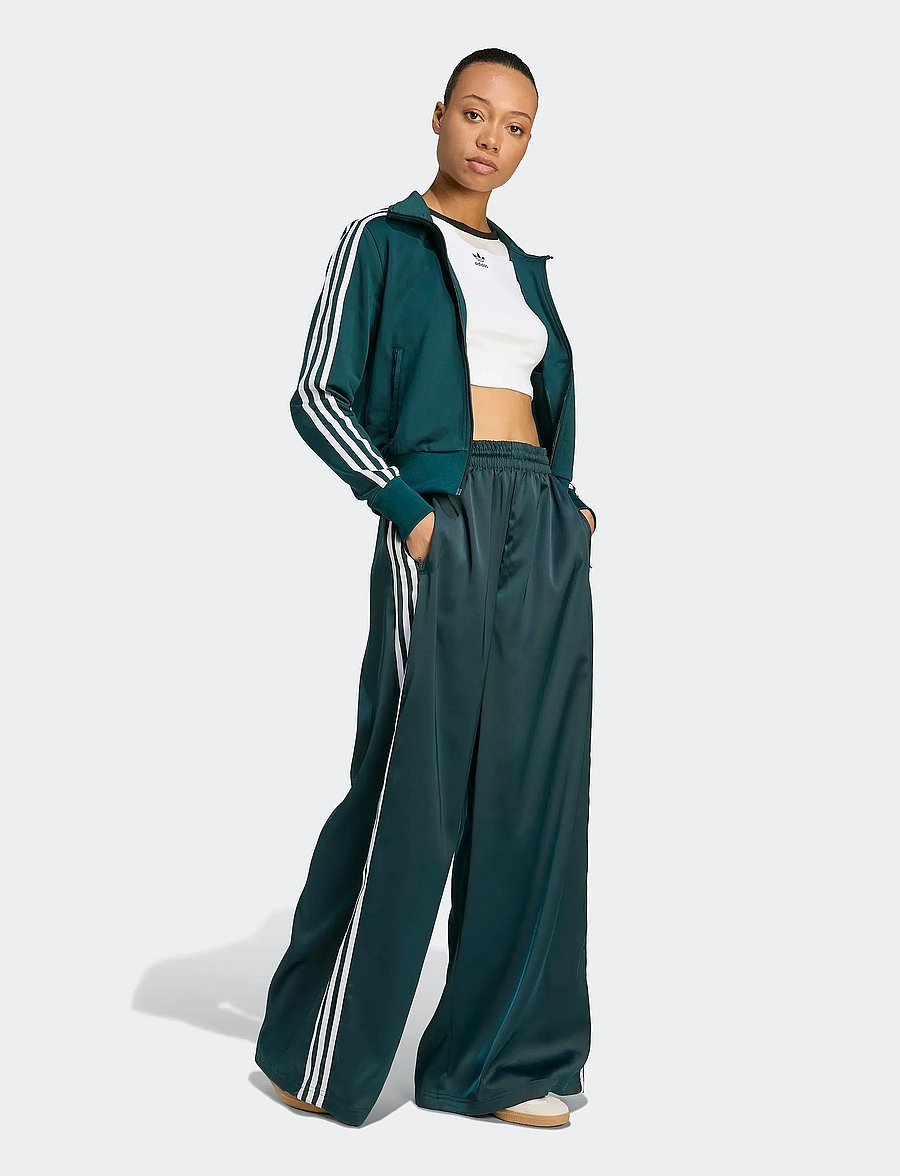 adidas Originals - SATIN TP WL - trainingshosen - aurivy/white - 0
