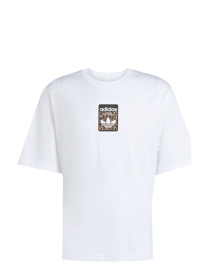 adidas Originals - GRAPHIC OS SS T - oberteile & t-shirts - white - 1