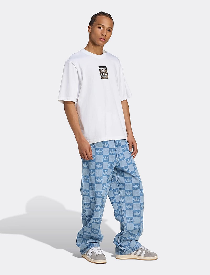 adidas Originals - GRAPHIC OS SS T - oberteile & t-shirts - white - 4