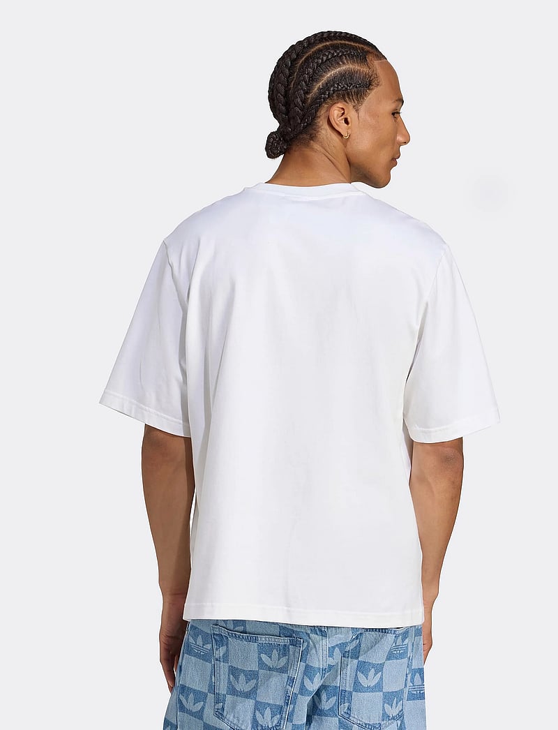 adidas Originals - GRAPHIC OS SS T - oberteile & t-shirts - white - 5