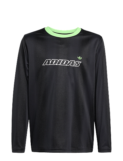 adidas Originals LS TEE - Long-sleeved t-shirts - BLACK/SIGGNR / black