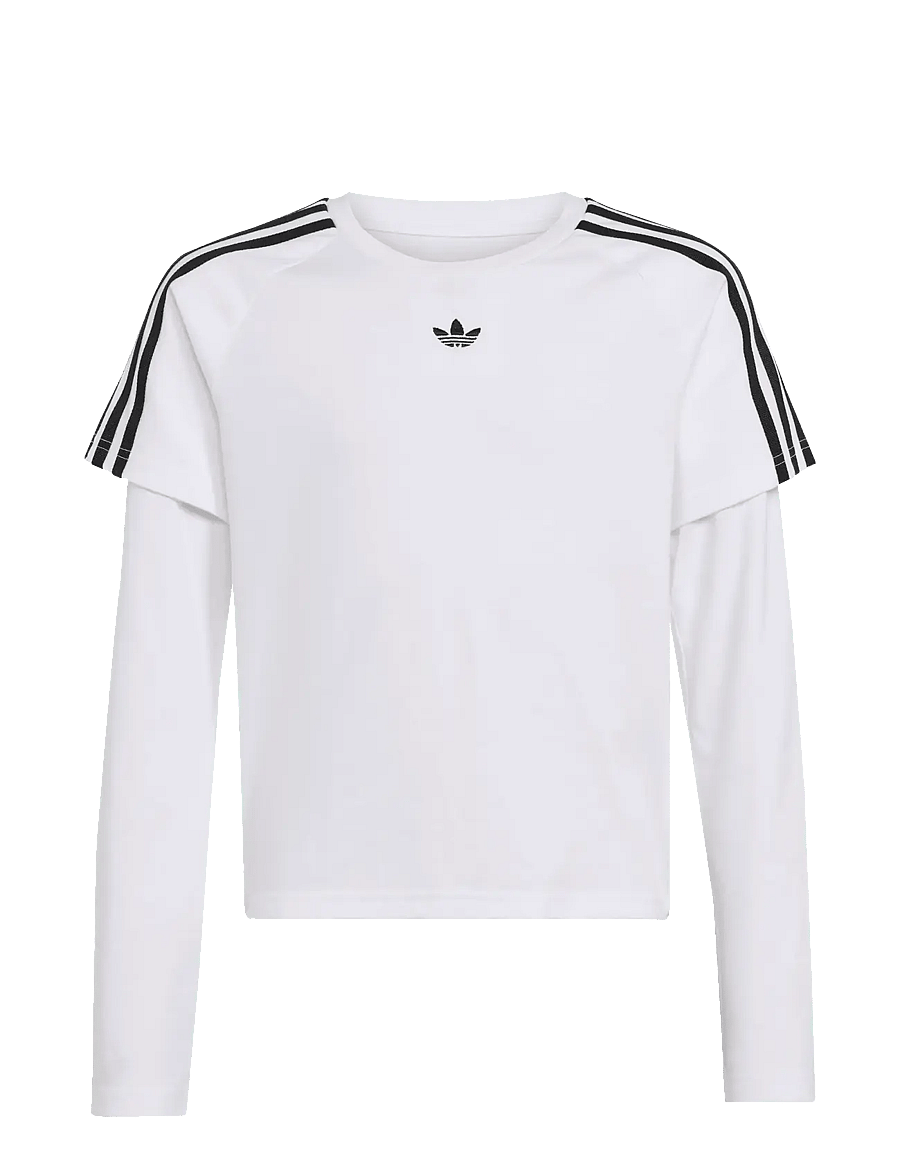 adidas Originals - LONG SLEEVE TEE - t-shirts à manches longues - white/black - 1