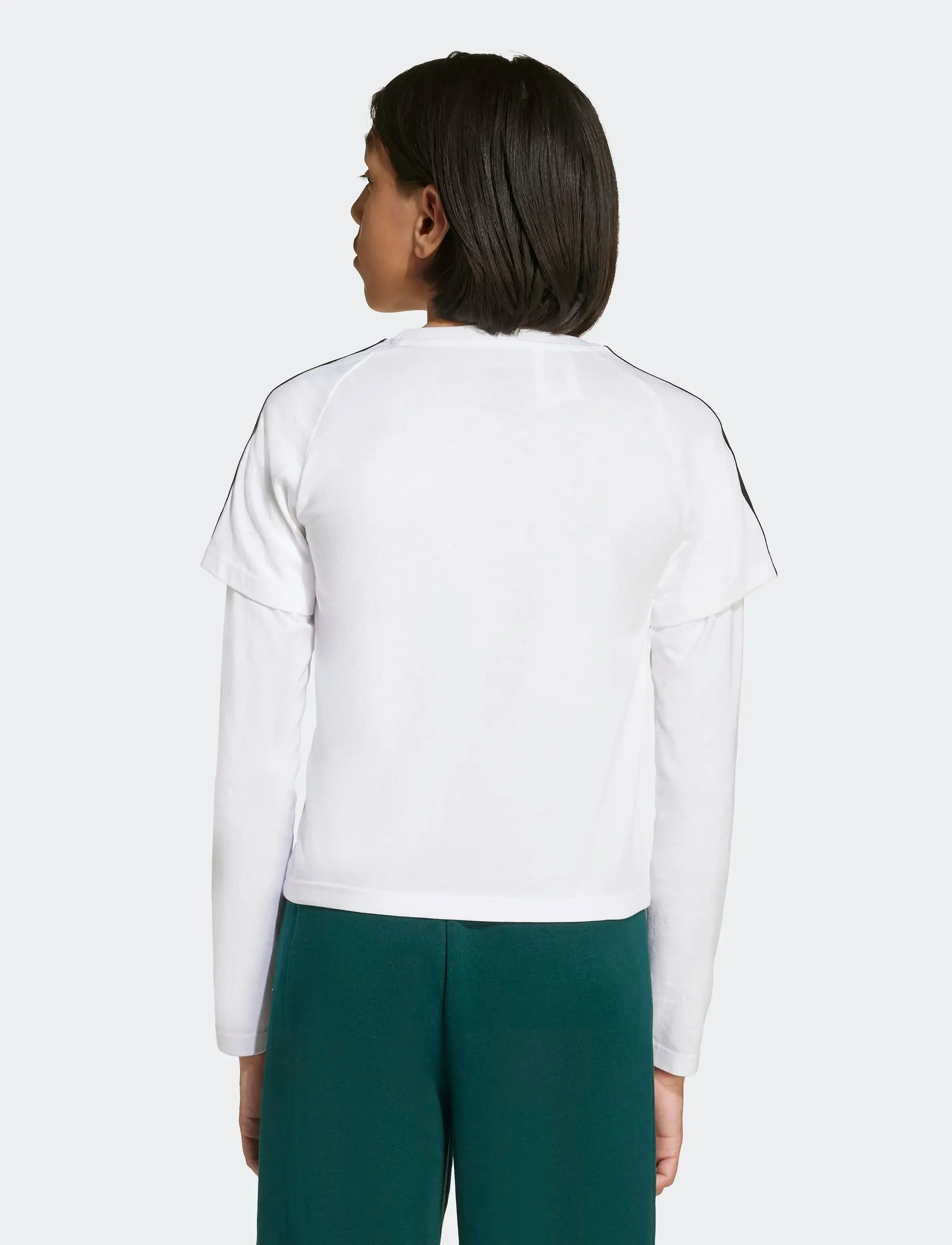 adidas Originals - LONG SLEEVE TEE - långärmade t-shirts - white/black - 2