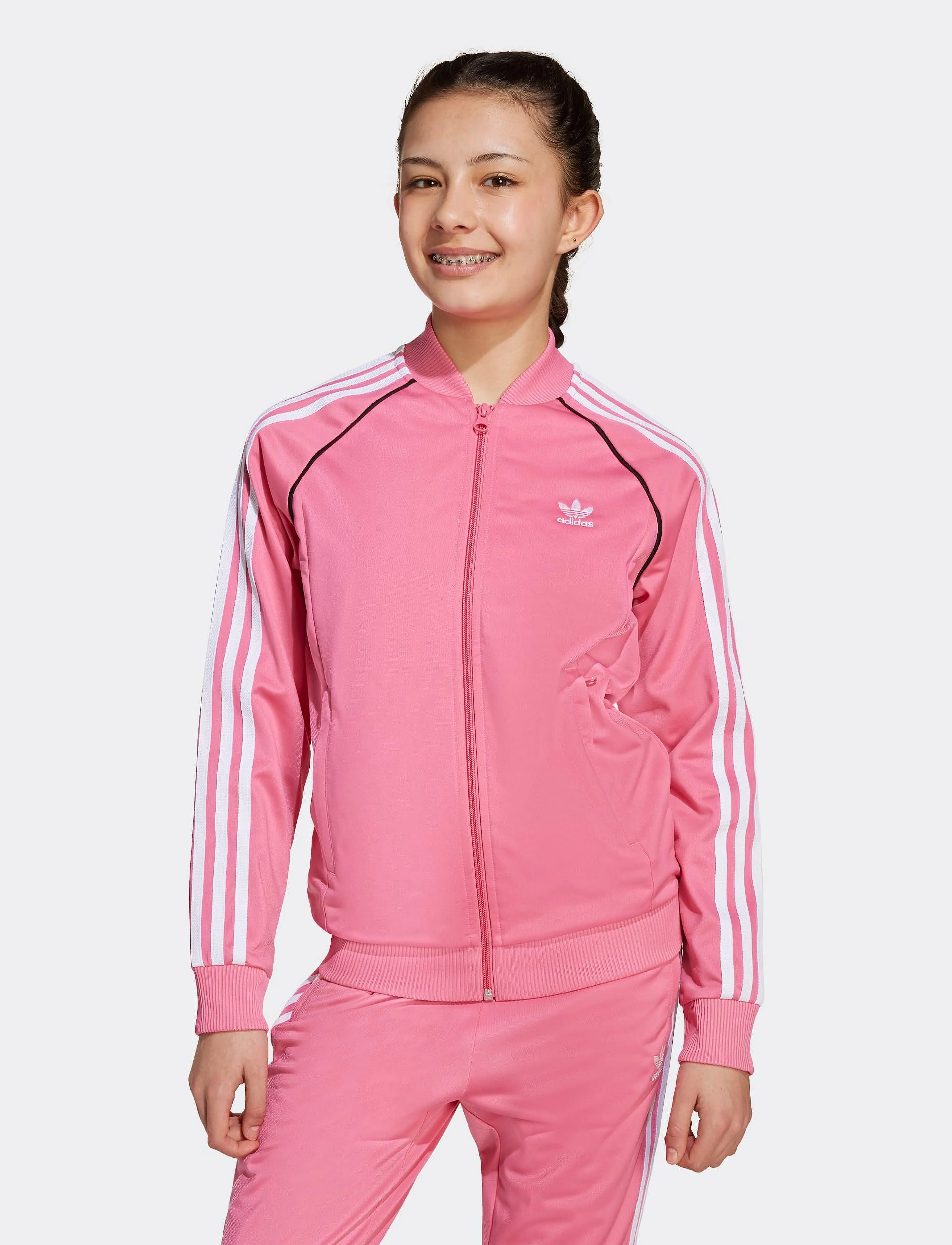 adidas Originals SST TRACK TOP - adidas Originals - PNKFUS / pink/rose
