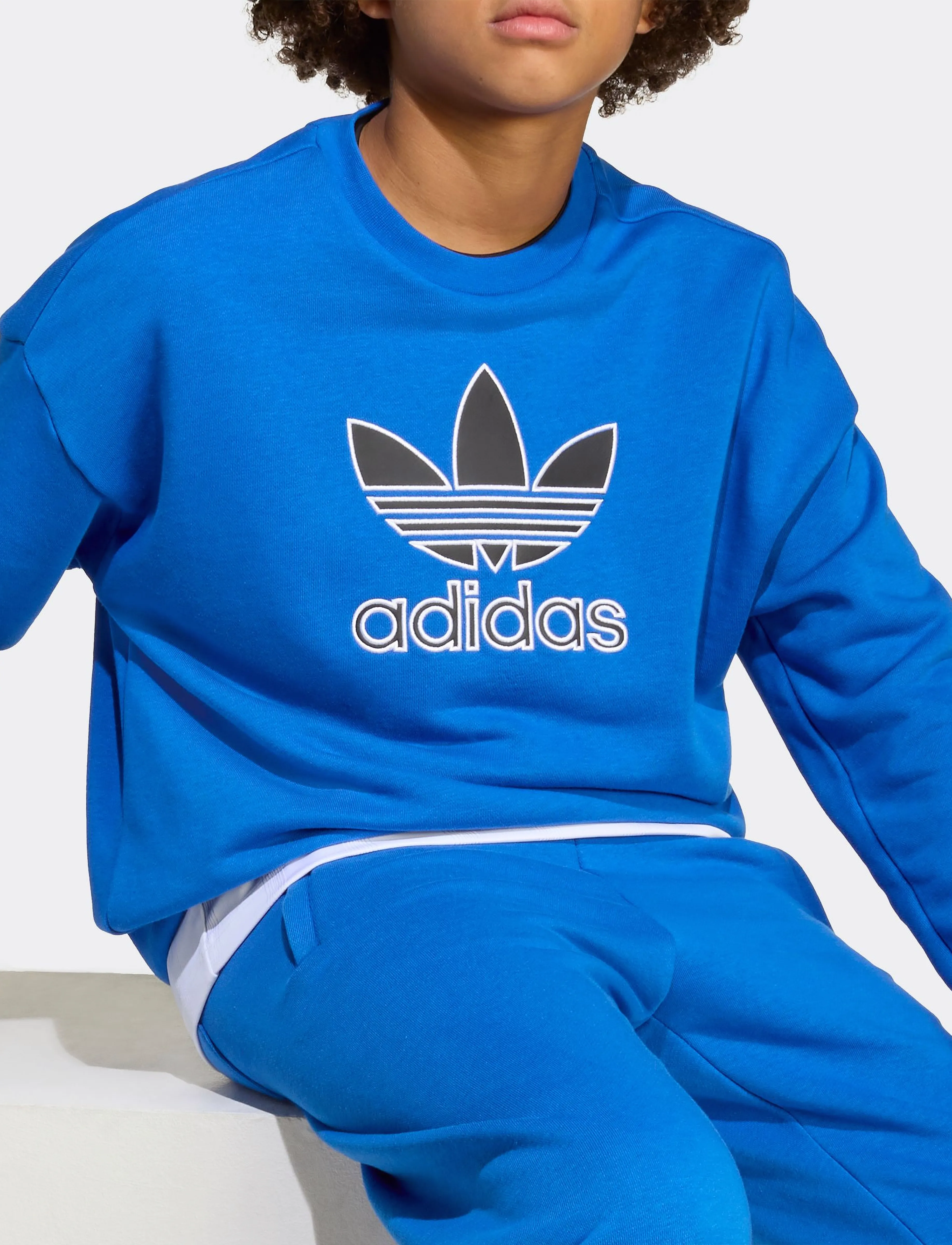 adidas Originals - TREFOIL CREW - sweatshirts - blue/black - 2