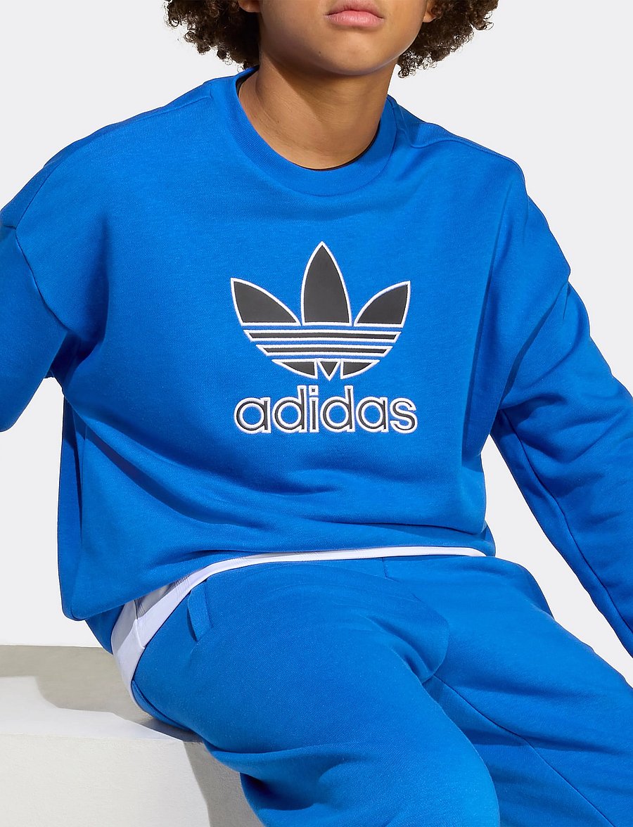 adidas Originals - TREFOIL CREW - sweatshirts - blue/black - 2