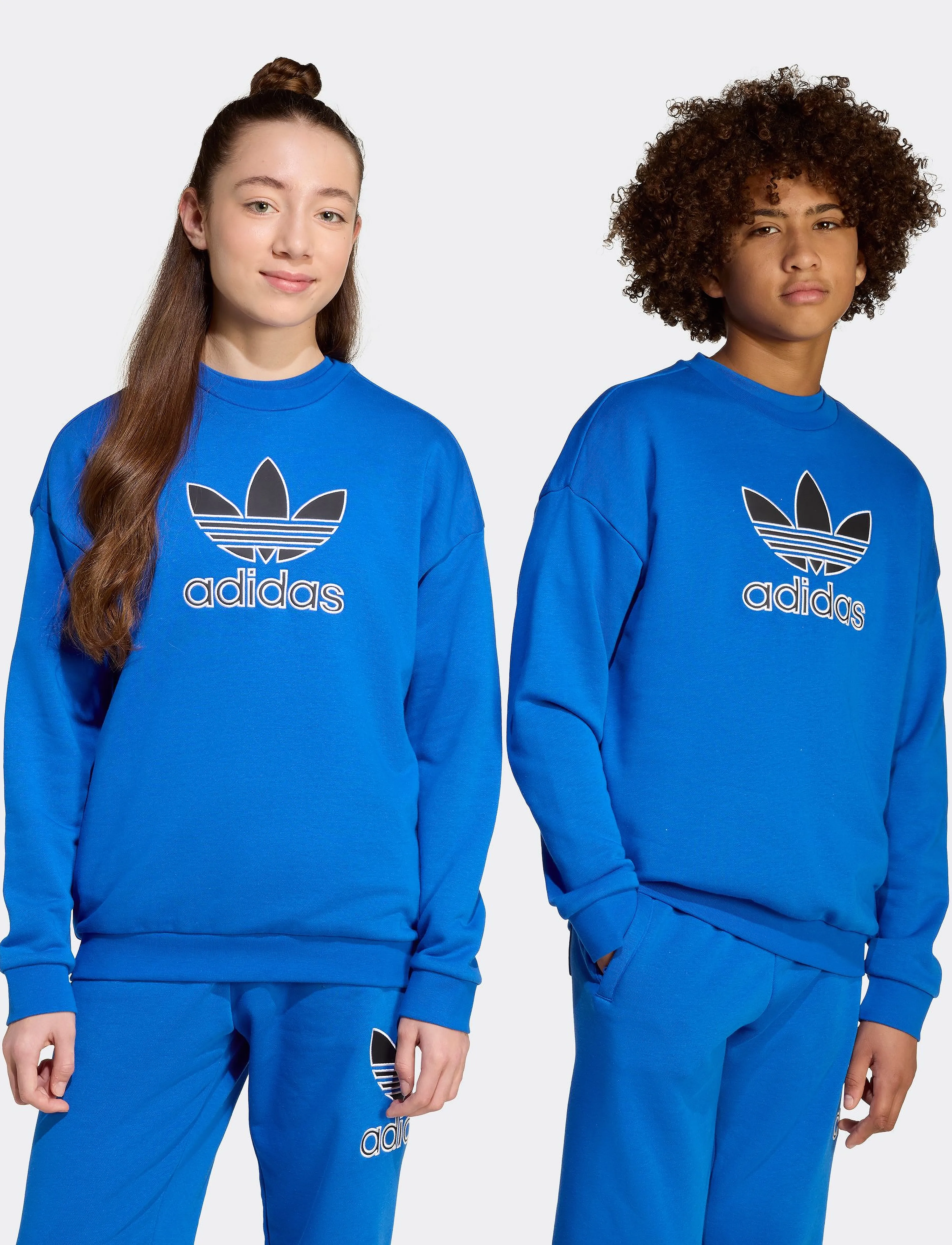 adidas Originals - TREFOIL CREW - sweatshirts - blue/black - 3
