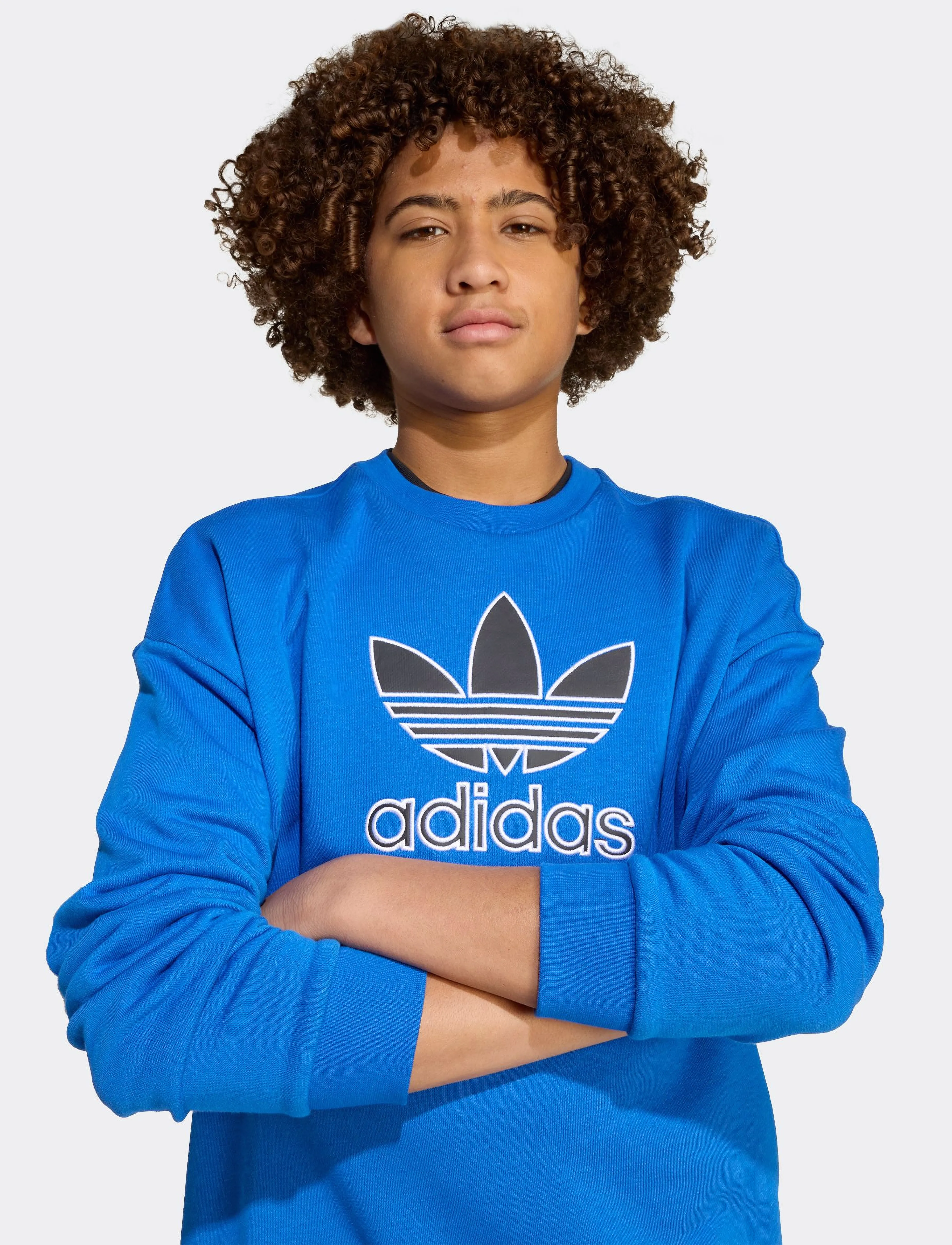 adidas Originals - TREFOIL CREW - sweatshirts - blue/black - 4