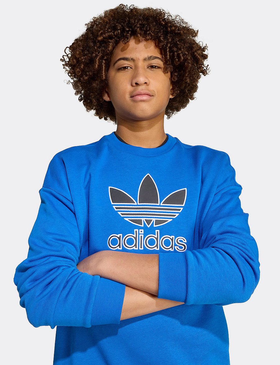 adidas Originals - TREFOIL CREW - sweatshirts - blue/black - 4