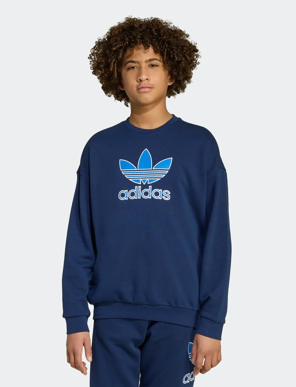 adidas Originals - TREFOIL CREW - sweatshirts - nindig/blue - 0