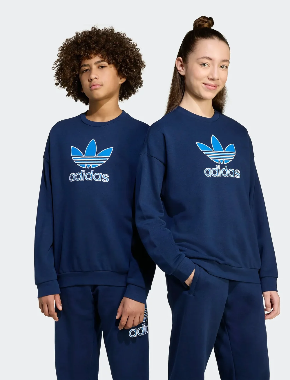 adidas Originals - TREFOIL CREW - sweatshirts - nindig/blue - 3