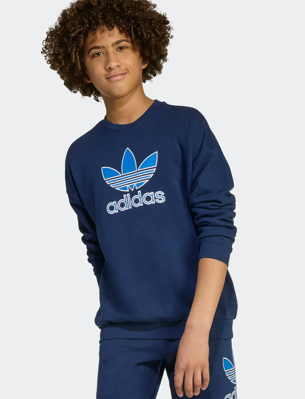 adidas Originals - TREFOIL CREW - sweatshirts - nindig/blue - 4
