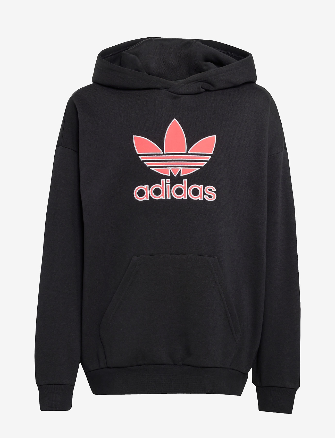 adidas Originals - TREFOIL HOODIE - hættetrøjer - black - 1