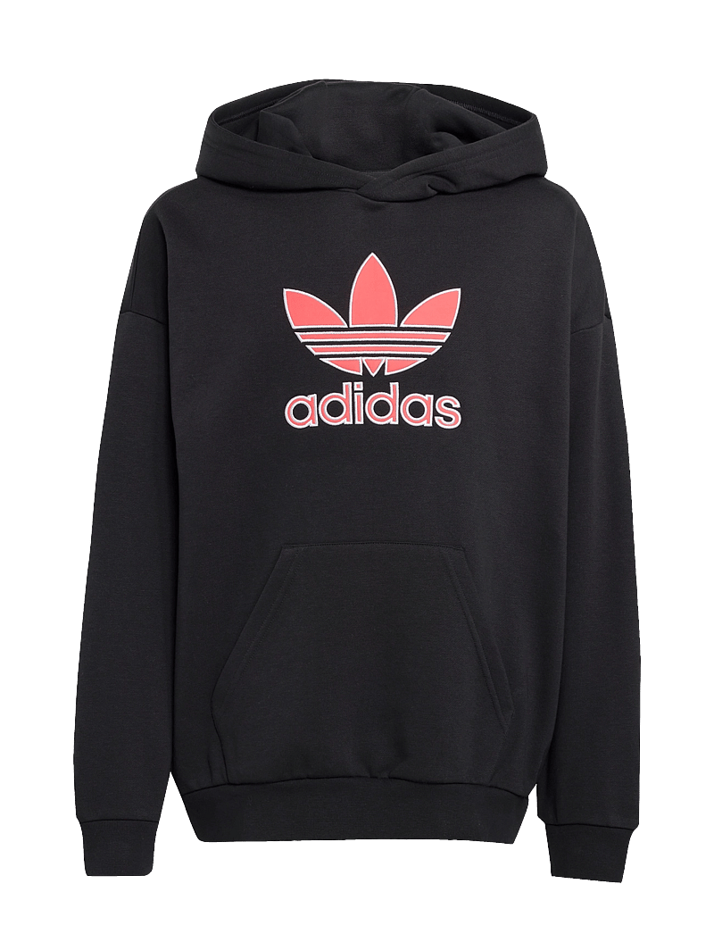 adidas Originals - TREFOIL HOODIE - hættetrøjer - black - 1