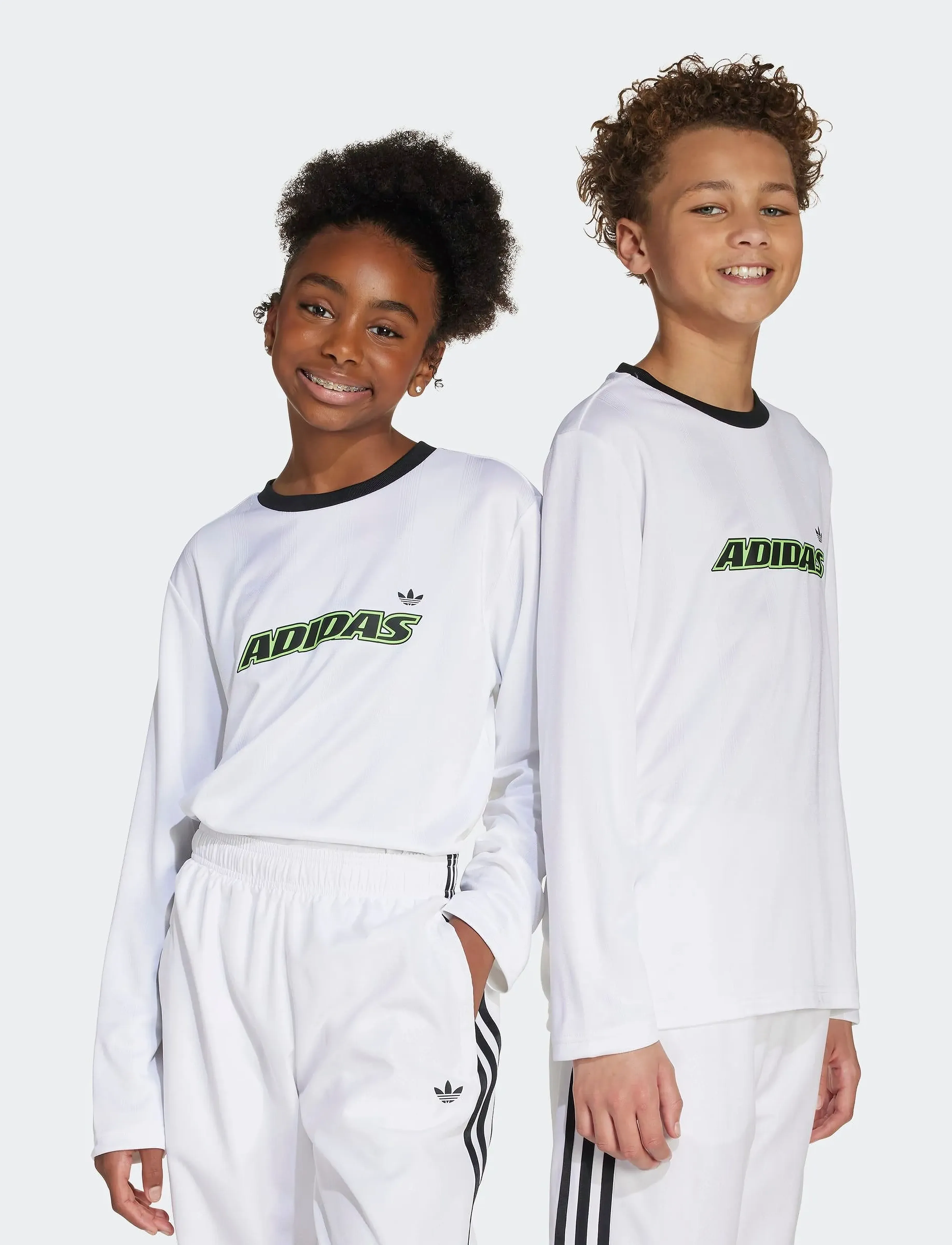 adidas Originals - LS TEE - long-sleeved t-shirts - white/black - 4