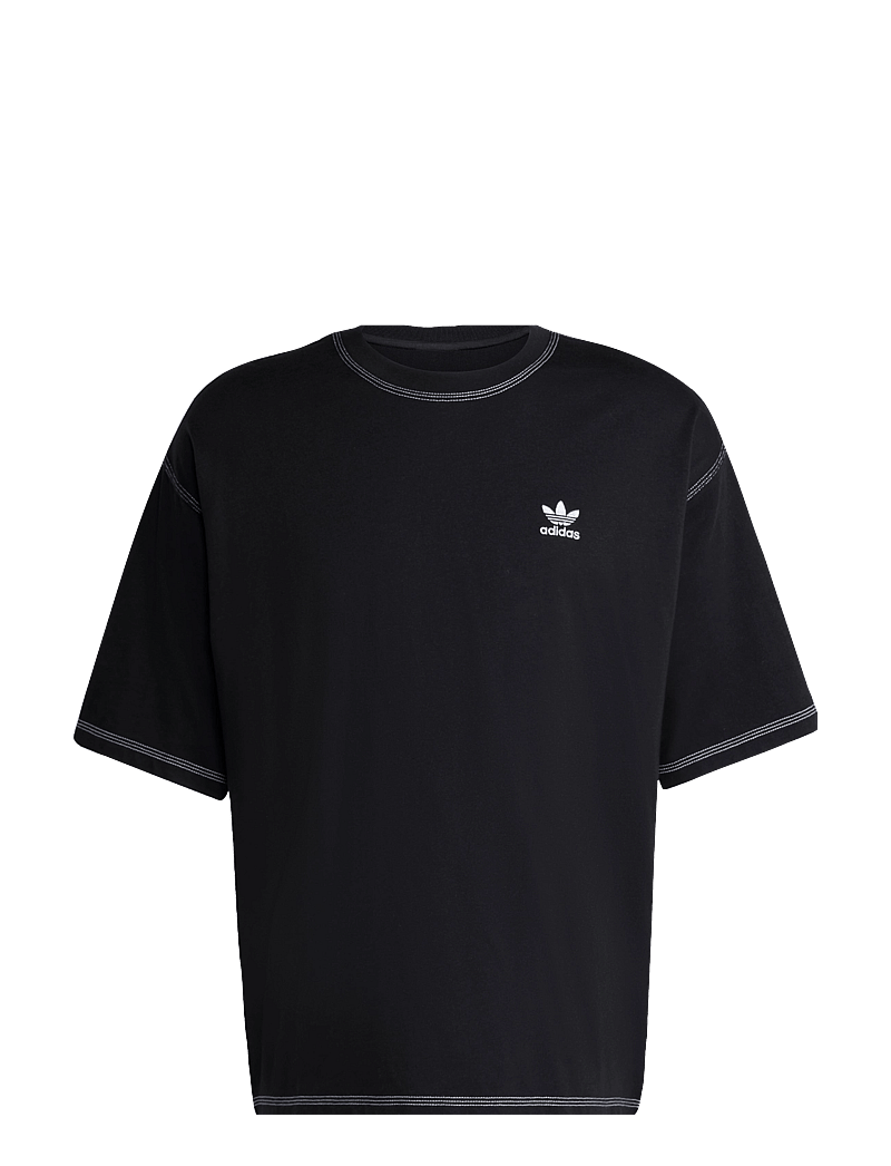 adidas Originals - ESSENTIALS TEE - oberteile & t-shirts - black - 1