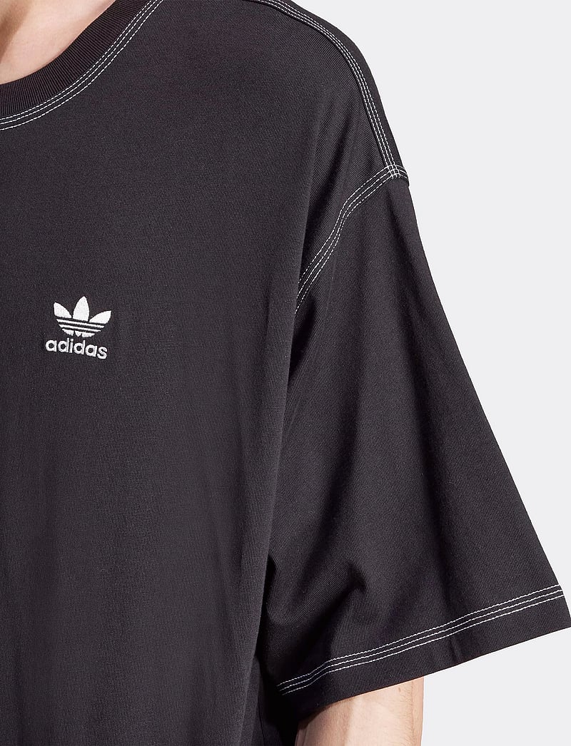 adidas Originals - ESSENTIALS TEE - oberteile & t-shirts - black - 4