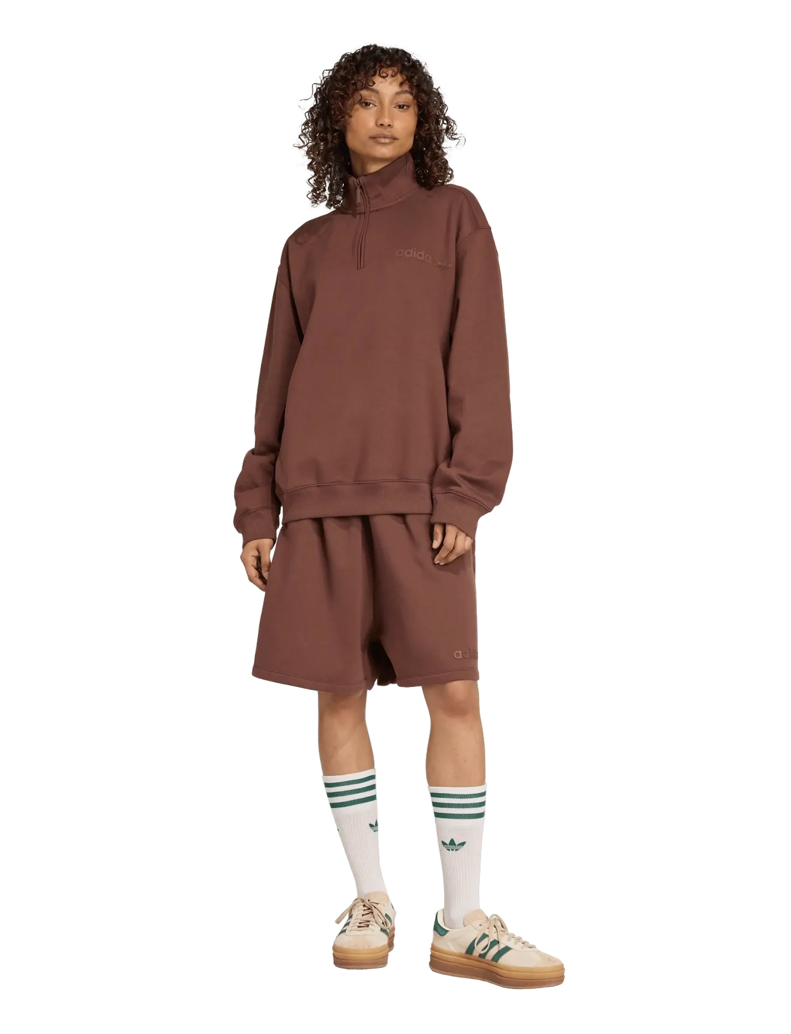 adidas Originals Ess Lin Shorts, XS, Brown