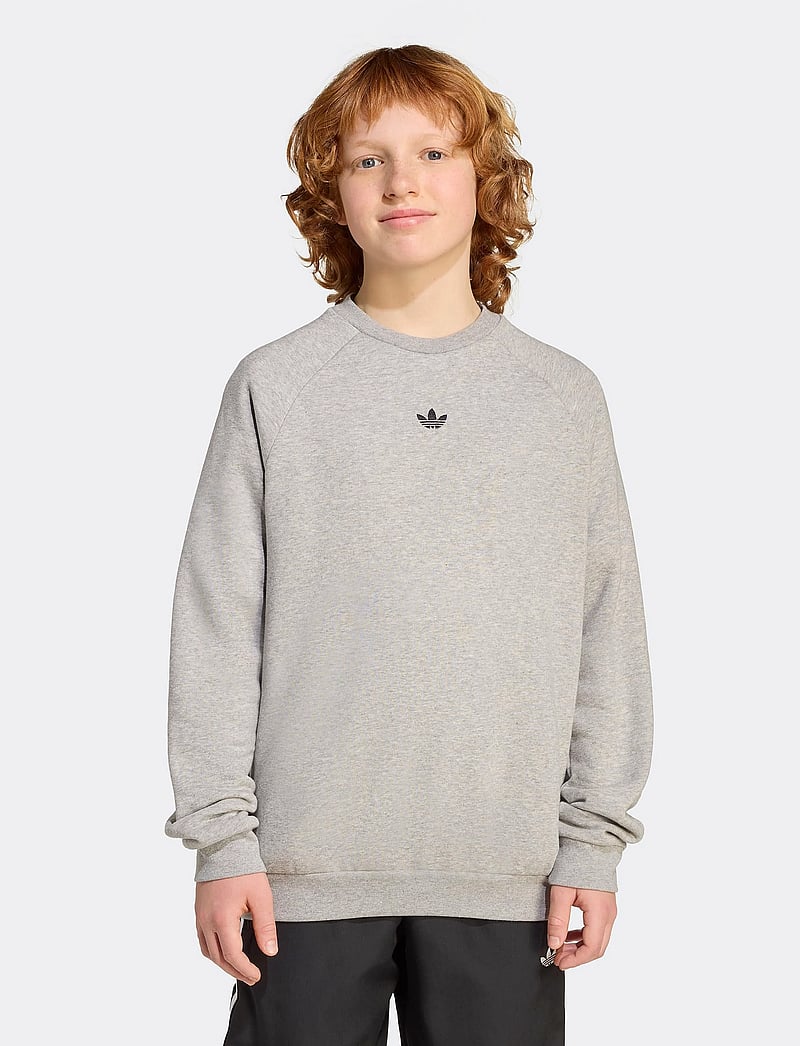 adidas Originals - LOOSE CREW - sporta džemperi - mgreyh - 0