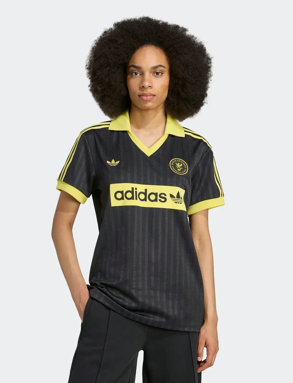 adidas Originals - FOOTBALL TEE - jalgpallisärgid - black - 5