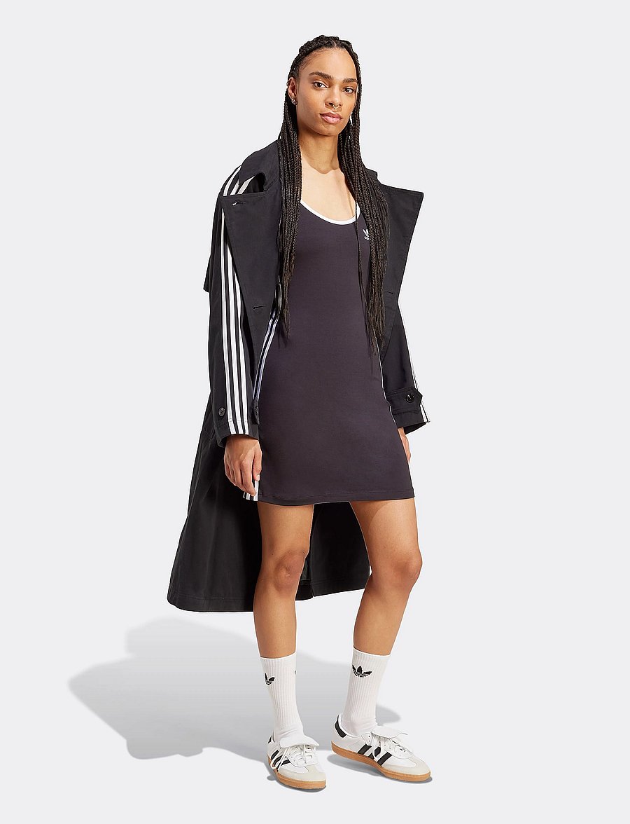 adidas Originals - 3S MINI DRESS - jurken & rokjes - black/white - 2